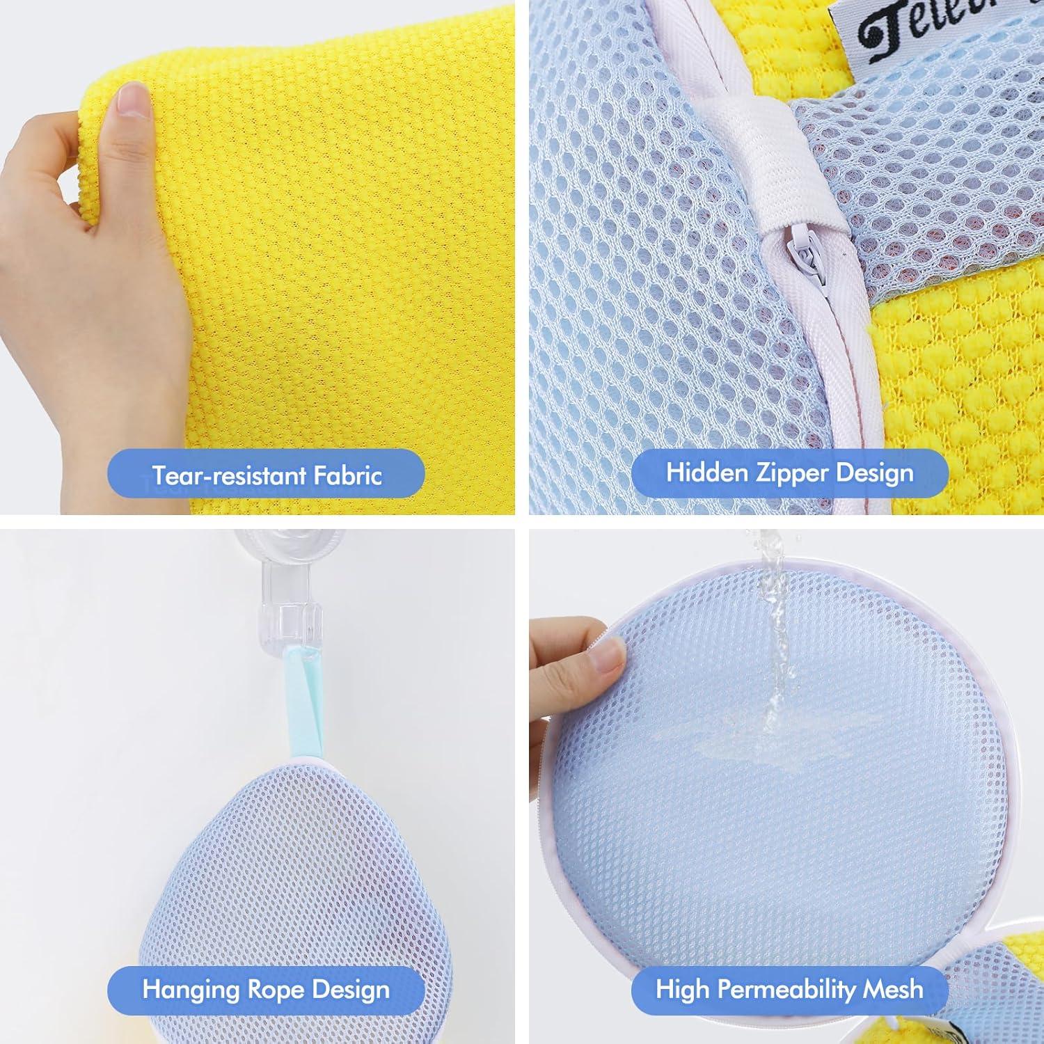 Bolsa de Lavado de Zapatos Teletrogy Amarilla 2 Pcs 33cm