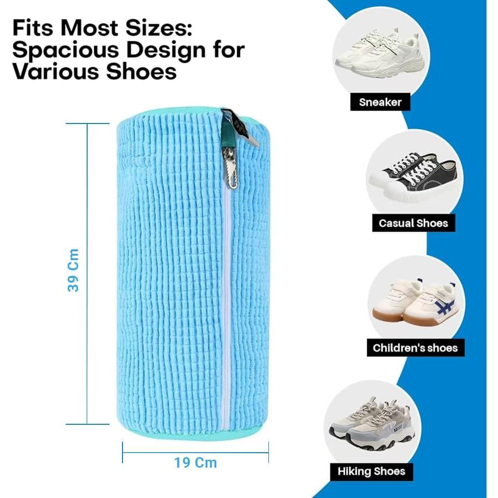 Bolsa de Lavado de Zapatos Nieor 2pcs Azul - Protección y Limpieza