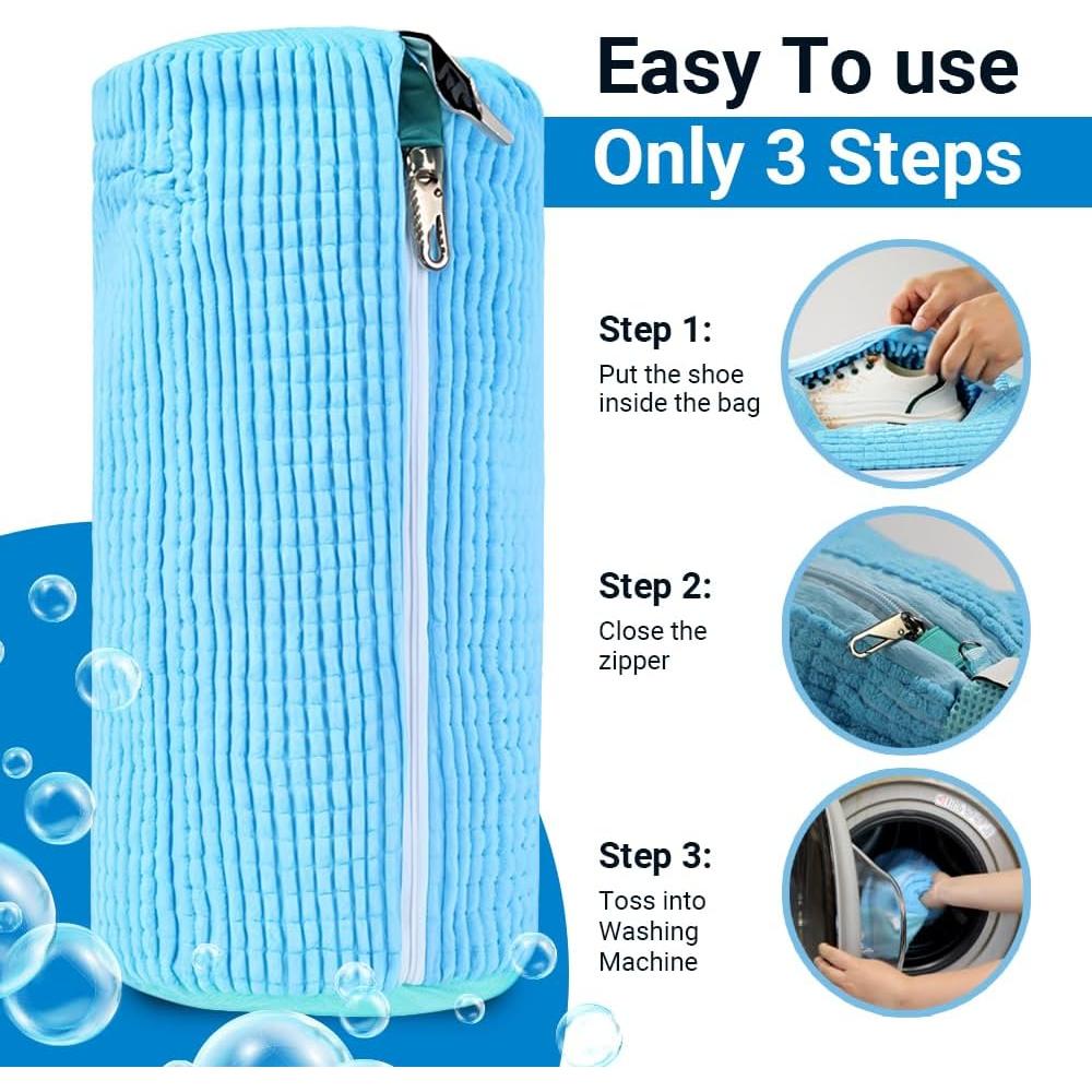 Bolsa de Lavado de Zapatos Nieor 2pcs Azul - Protección y Limpieza