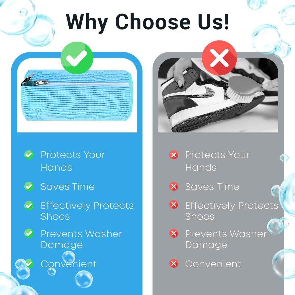 Bolsa de Lavado de Zapatos Nieor 2pcs Azul - Protección y Limpieza