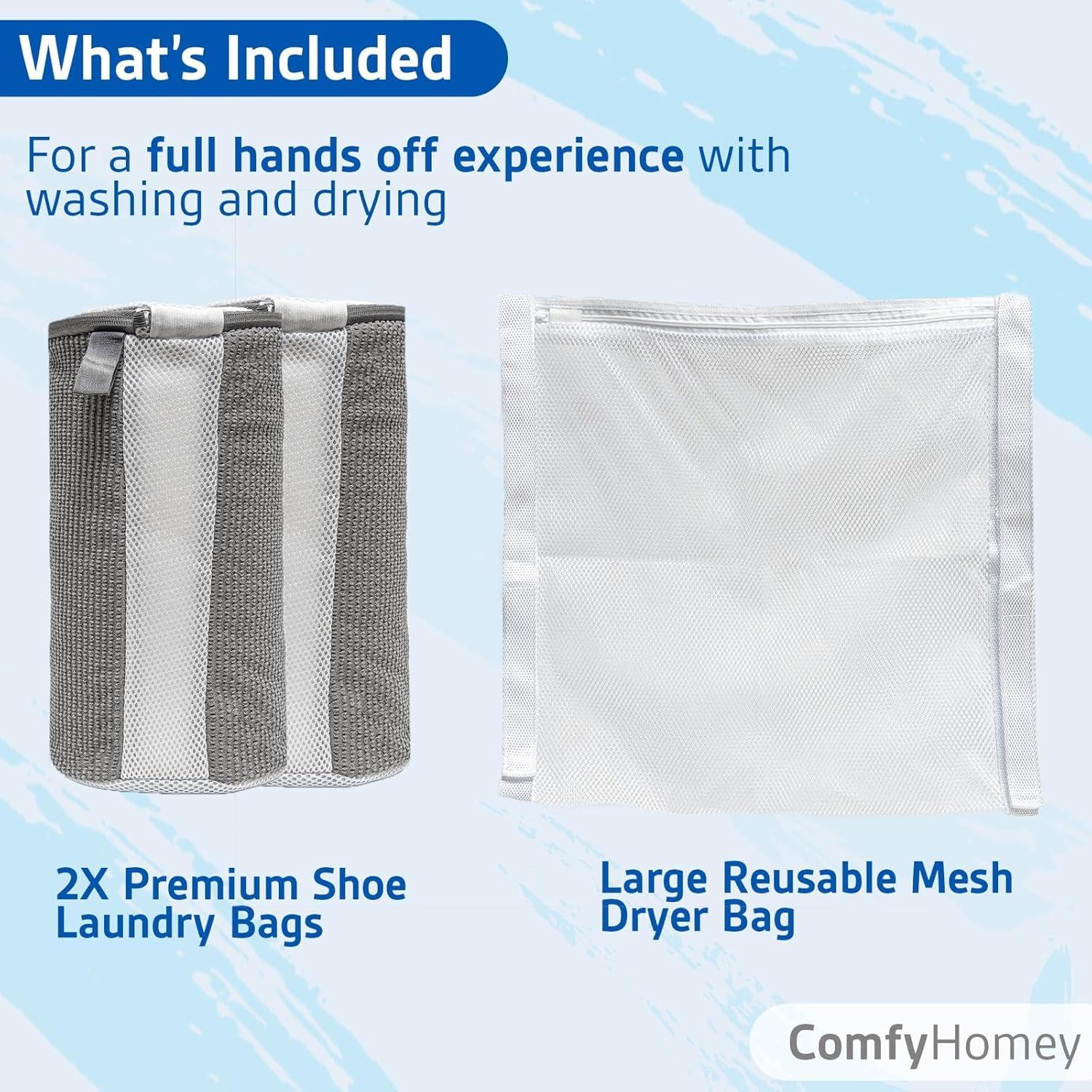 Bolsa de Lavado de Zapatos ComfyHomey - 2 Piezas Grande y Duradera