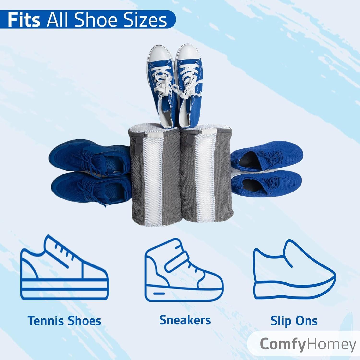 Bolsa de Lavado de Zapatos ComfyHomey - 2 Piezas Grande y Duradera