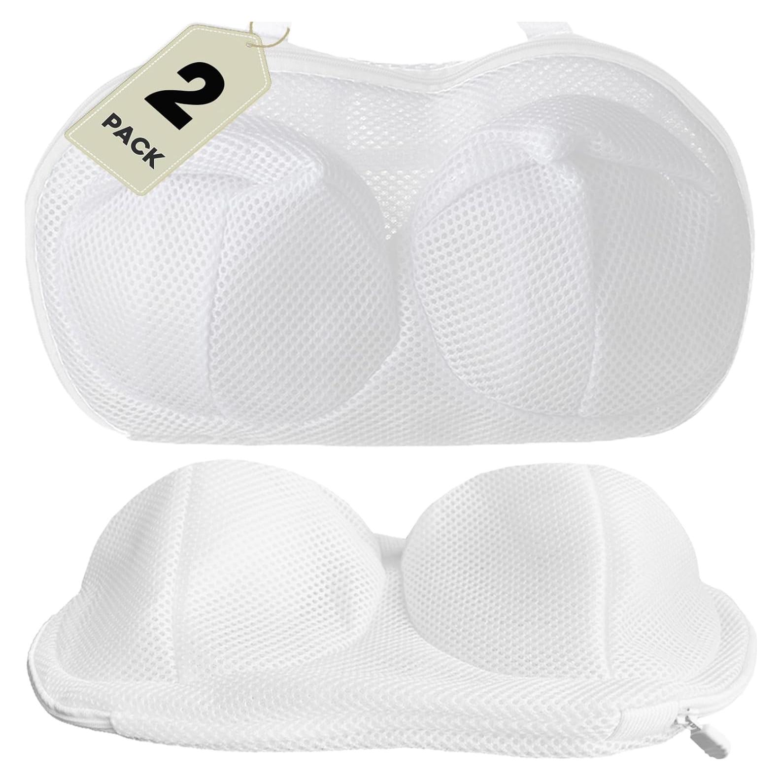 Bolsas de Lavado para Sujetadores MCHKJ - 2 Paquete Blanco