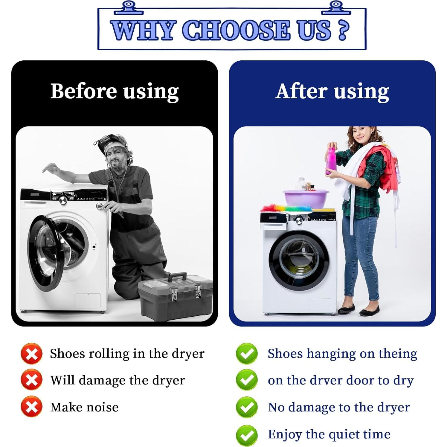 Bolsa de Lavado y Secado de Zapatos Lusofie 41.4x40.3cm