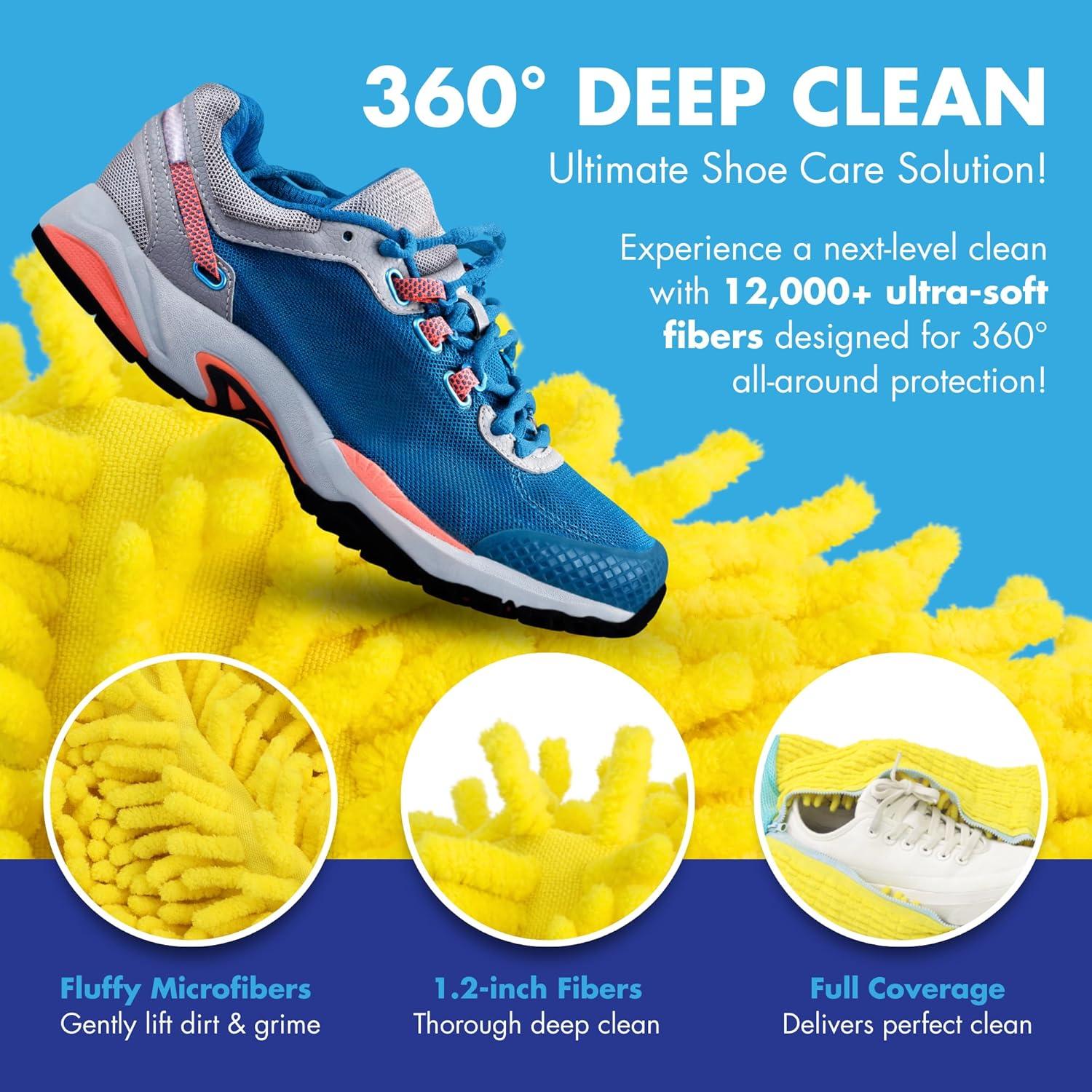 Bolsa de Lavado de Zapatos FIRSTSPIN con Árboles Ajustables y Cepillo