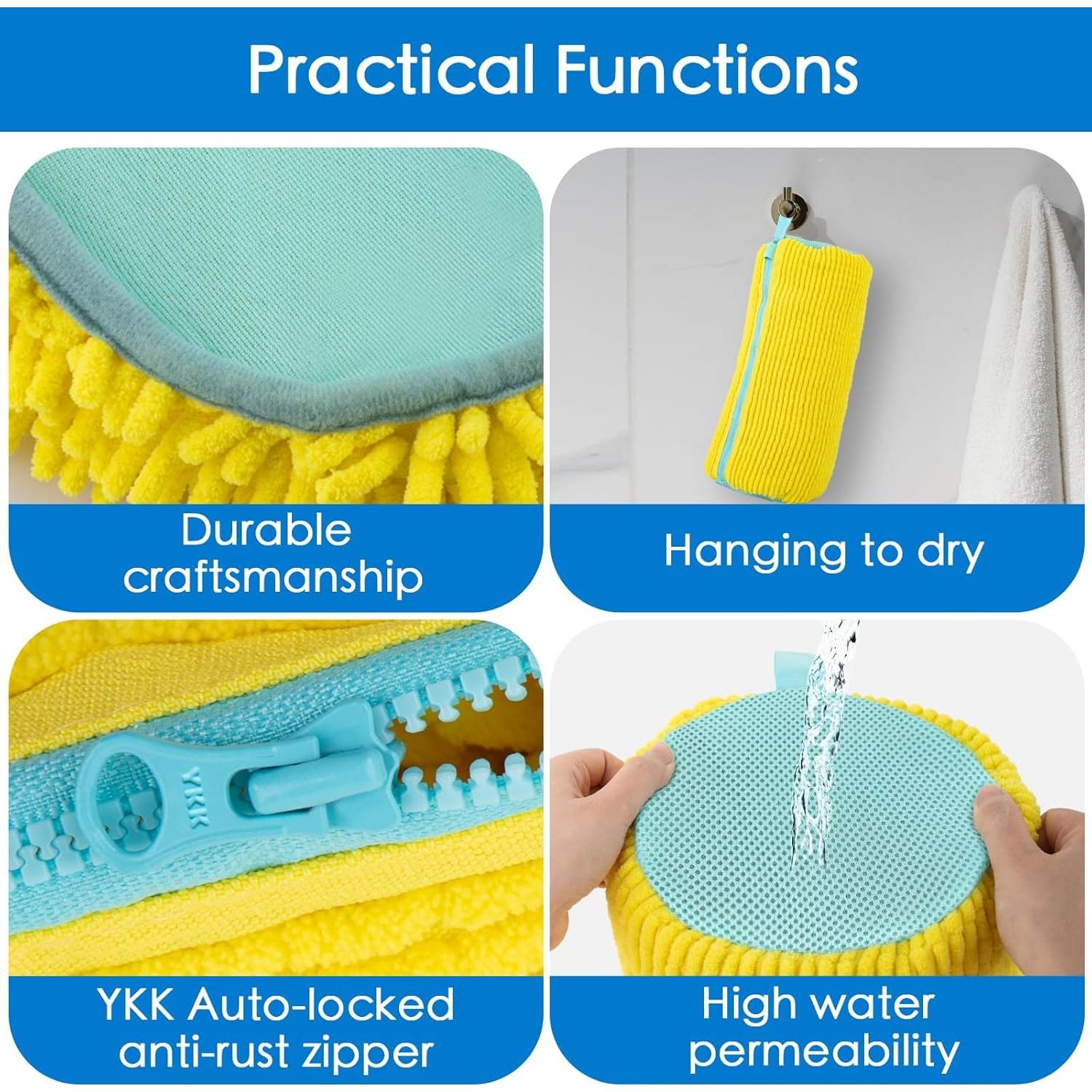 Bolsa de Lavado de Zapatos Ayido con Cremallera - 2 Piezas