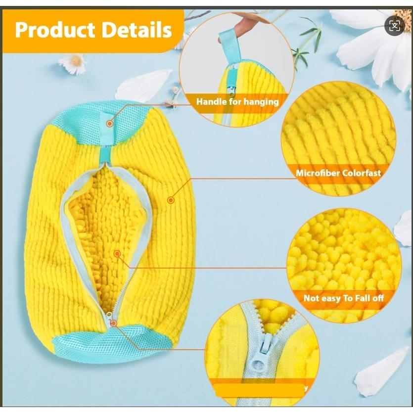 Bolsa de Lavado de Zapatos KRYVONTA 2 Piezas Reutilizable 38.9x18.5cm