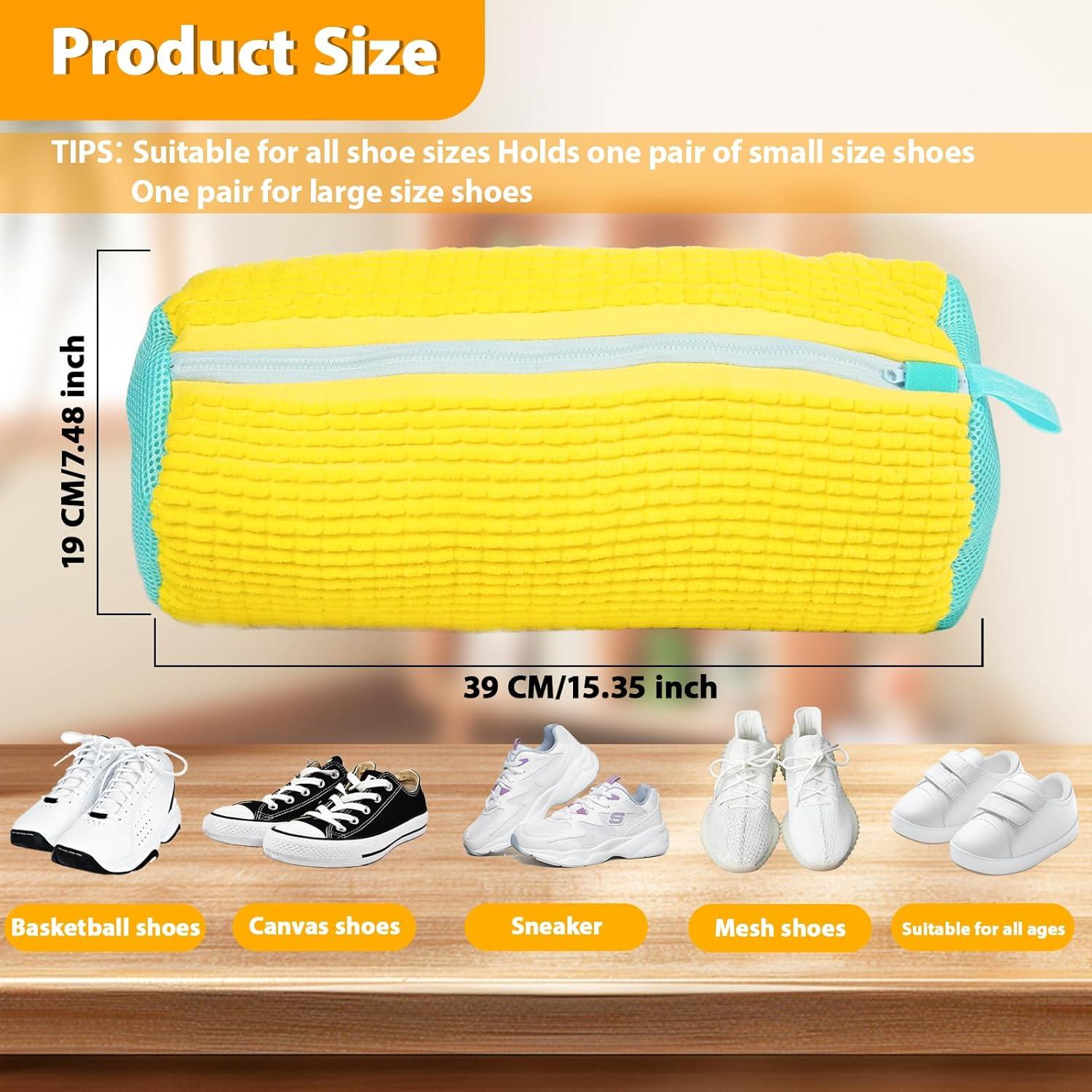 Bolsa de Lavado de Zapatos KRYVONTA 2 Piezas Reutilizable 38.9x18.5cm