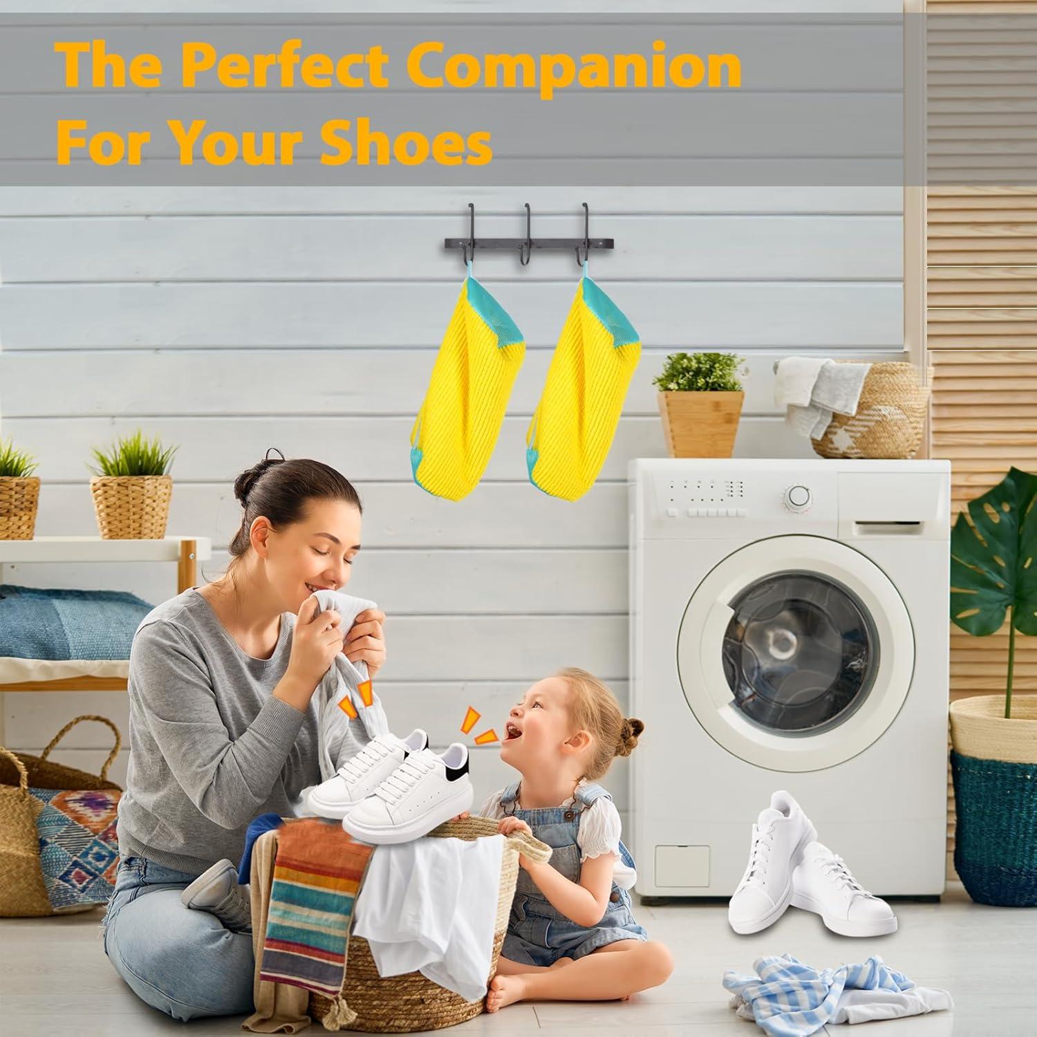 Bolsa de Lavado de Zapatos KRYVONTA 2 Piezas Reutilizable 38.9x18.5cm