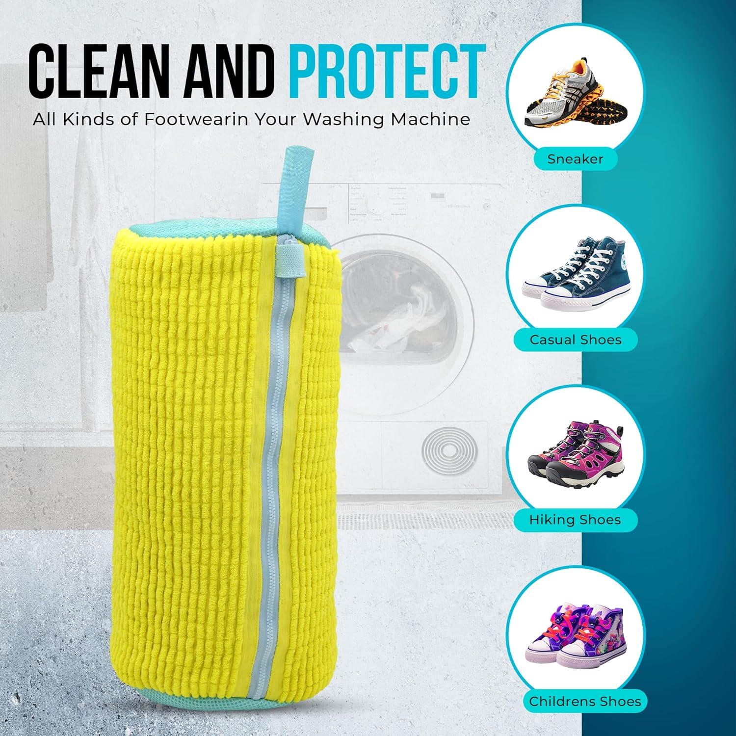 Bolsa de Lavado de Zapatos SELLZA - 2 Piezas Amarillo 37.6x18.8cm