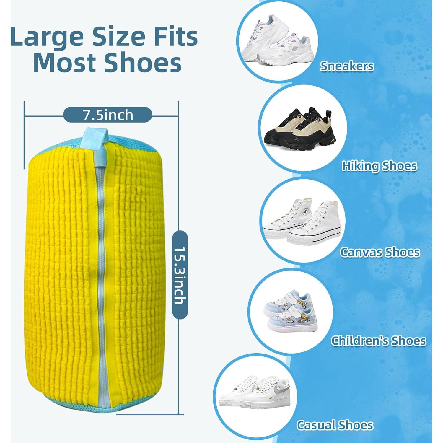 Bolsa de Lavado de Zapatos MJOLLYGLOBE 2 Piezas 39x19 cm