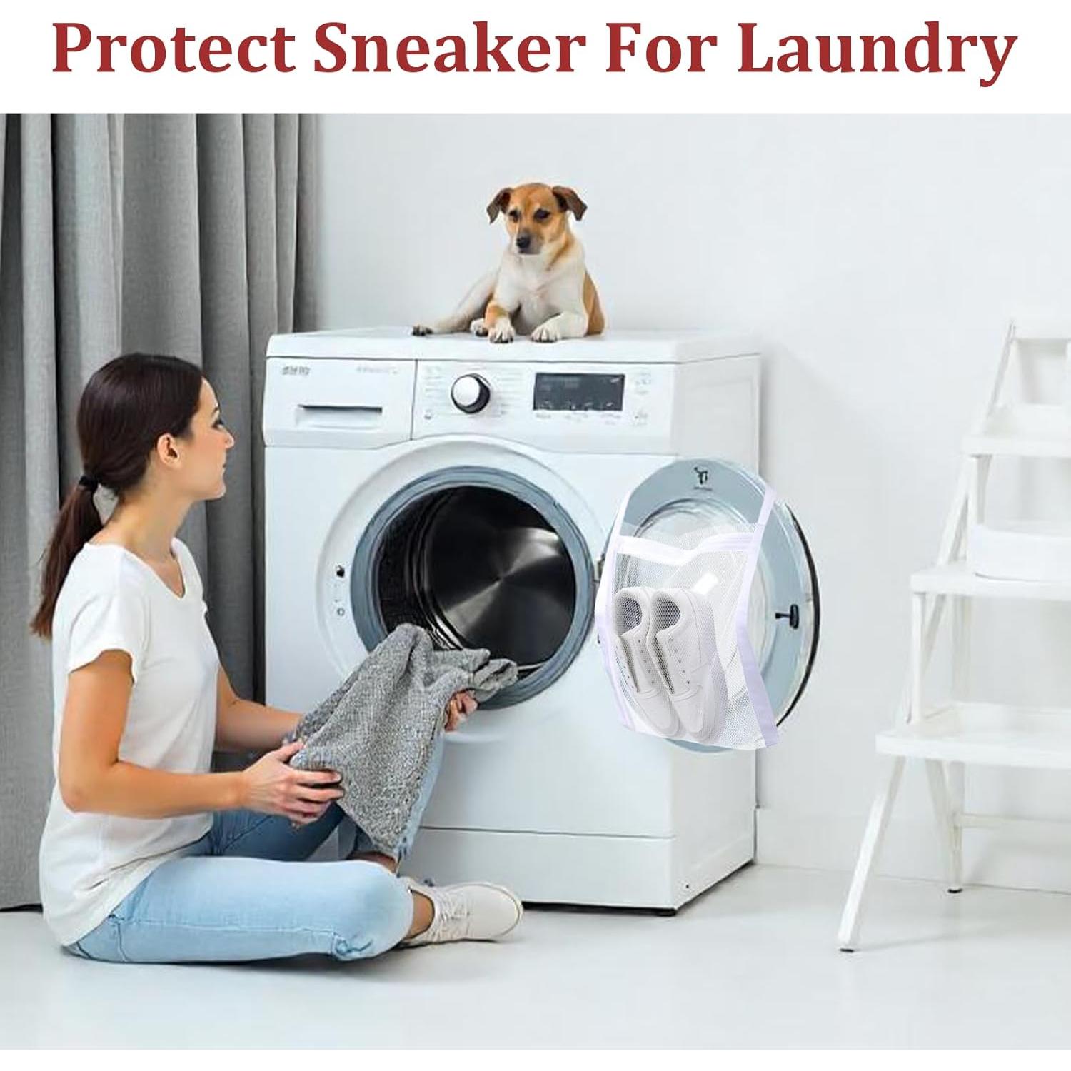 Bolsa de Malla para Lavar y Secar Zapatos Piriuuo 44.5x36cm