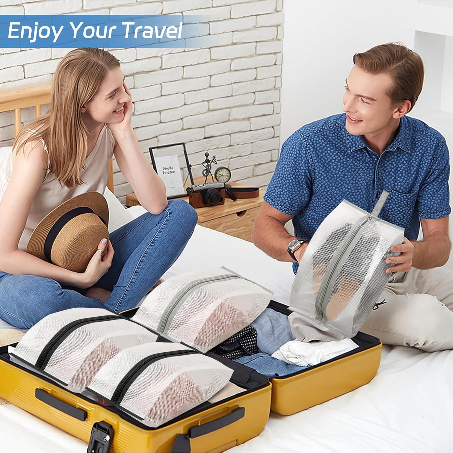 Bolsas de Zapatos Impermeables MISSLO 4 Pack XXL 43x23cm