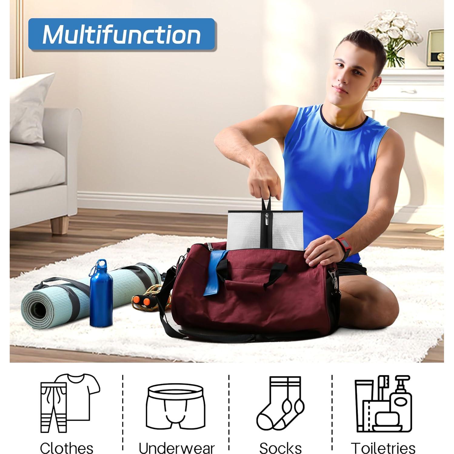 Bolsas de Zapatos Impermeables MISSLO 4 Pack XXL 43x23cm