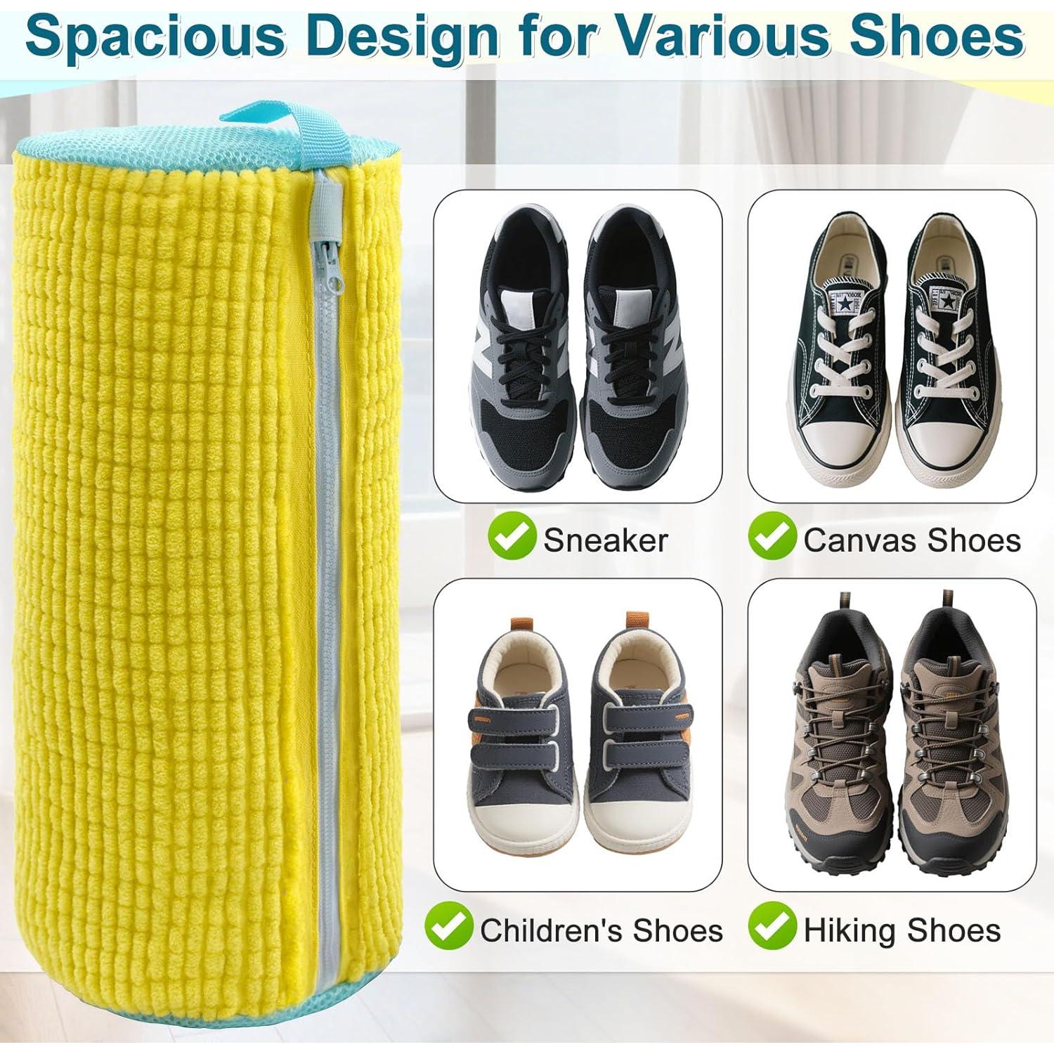 Bolsa de Lavado de Zapatos Heuihm Amarillo 40x20 cm Reutilizable