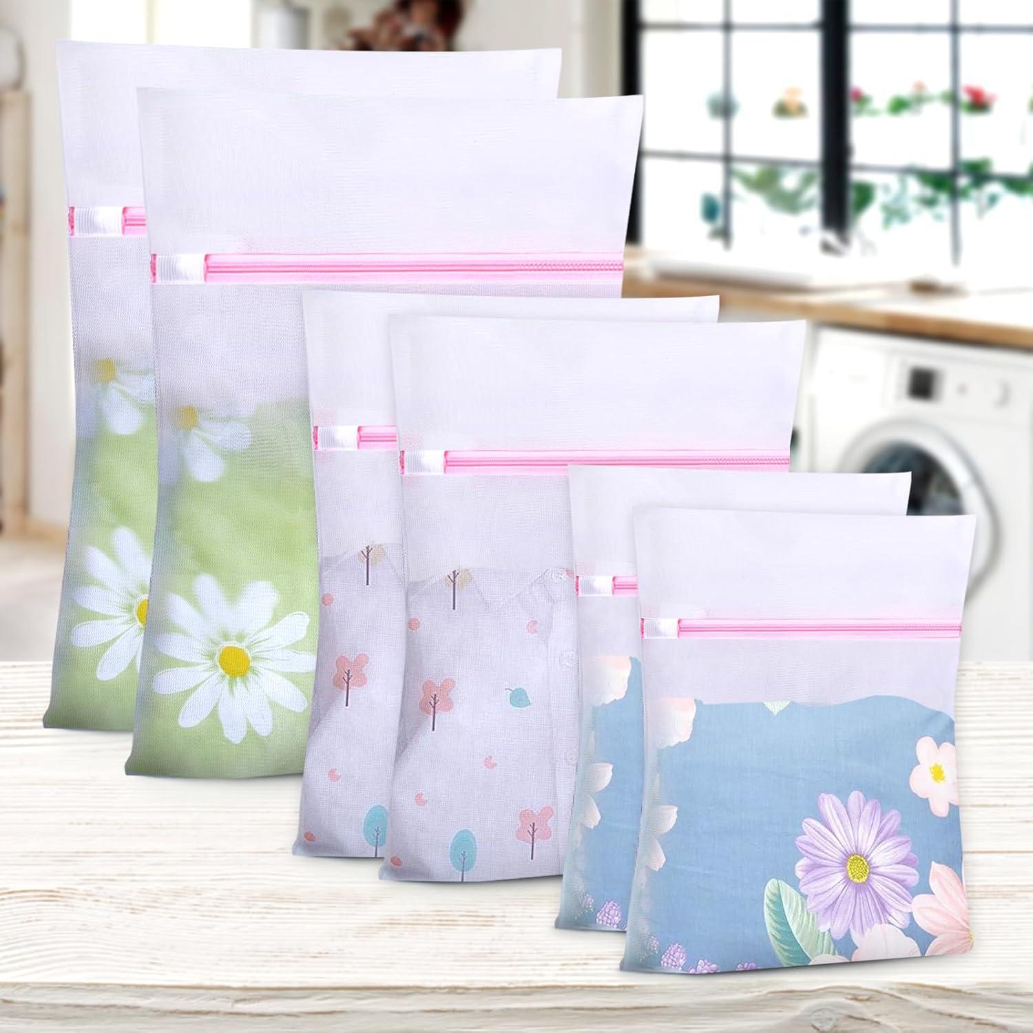 Bolsas de Lavandería de Malla Vivinin 6 PCS - 3 Tamaños