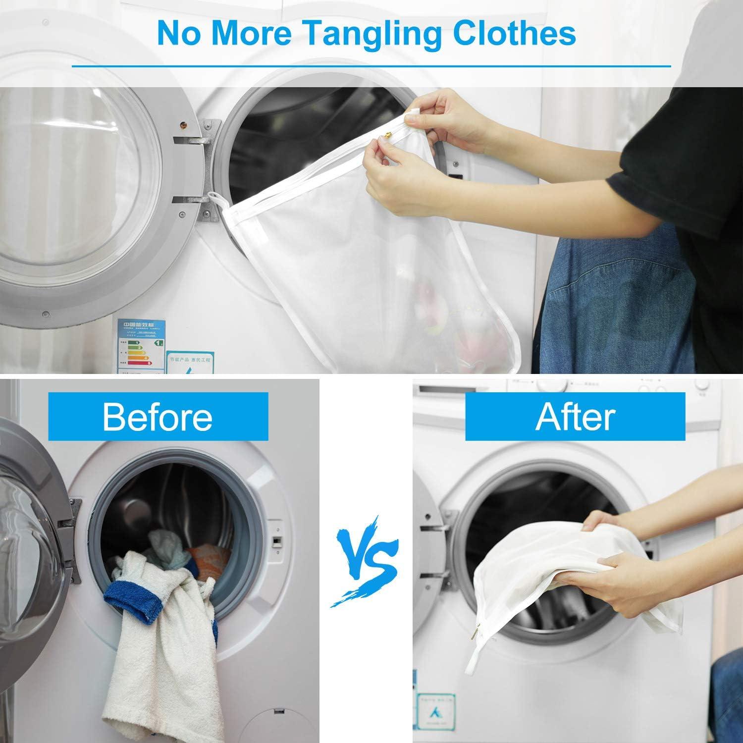 Bolsas de Lavandería GOGOODA 2 Piezas Malla Fina 50.8x40.6cm