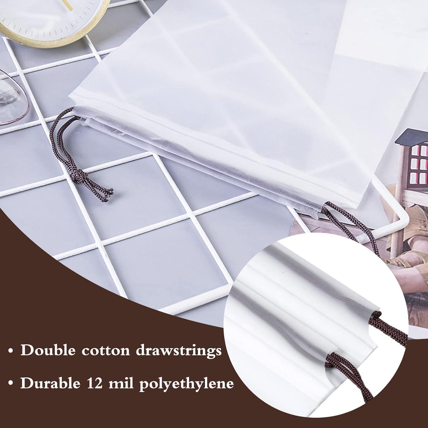 50 Bolsas de Zapatos de Viaje Translúcidas Irrmshr 30x40cm