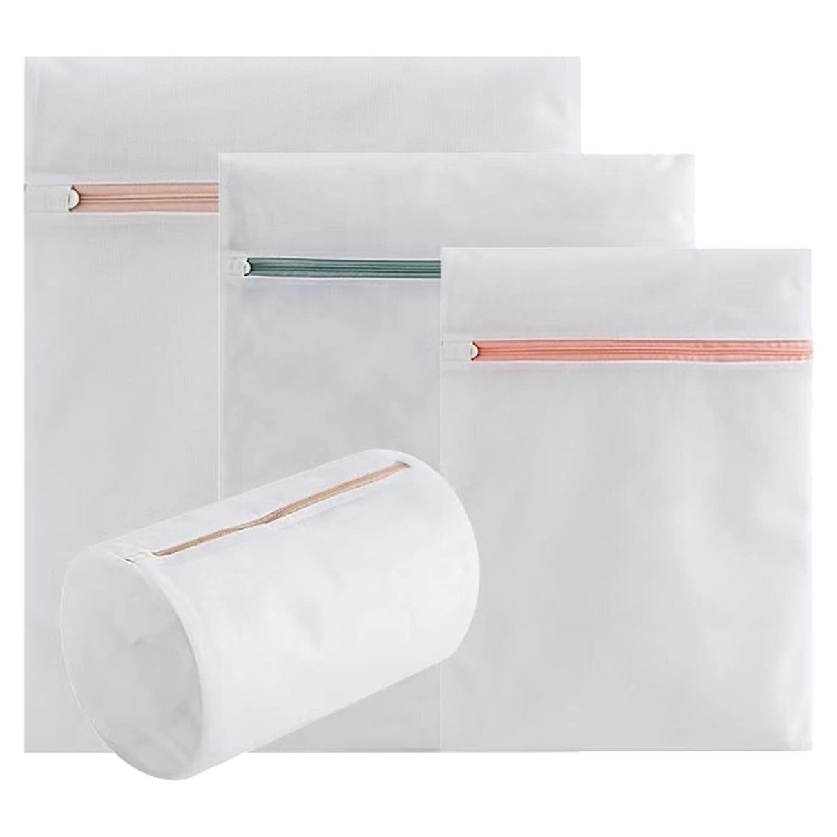 Juego de 4 Bolsas de Lavandería de Malla Xducom - Delicados