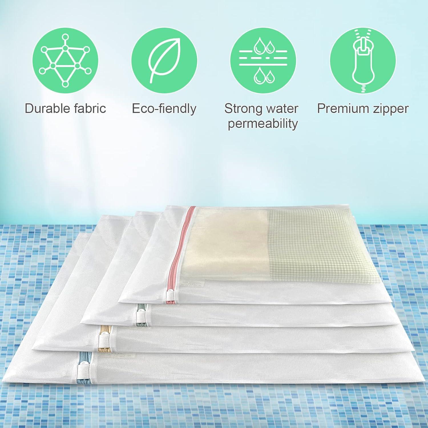 Juego de 4 Bolsas de Lavandería de Malla Xducom - Delicados