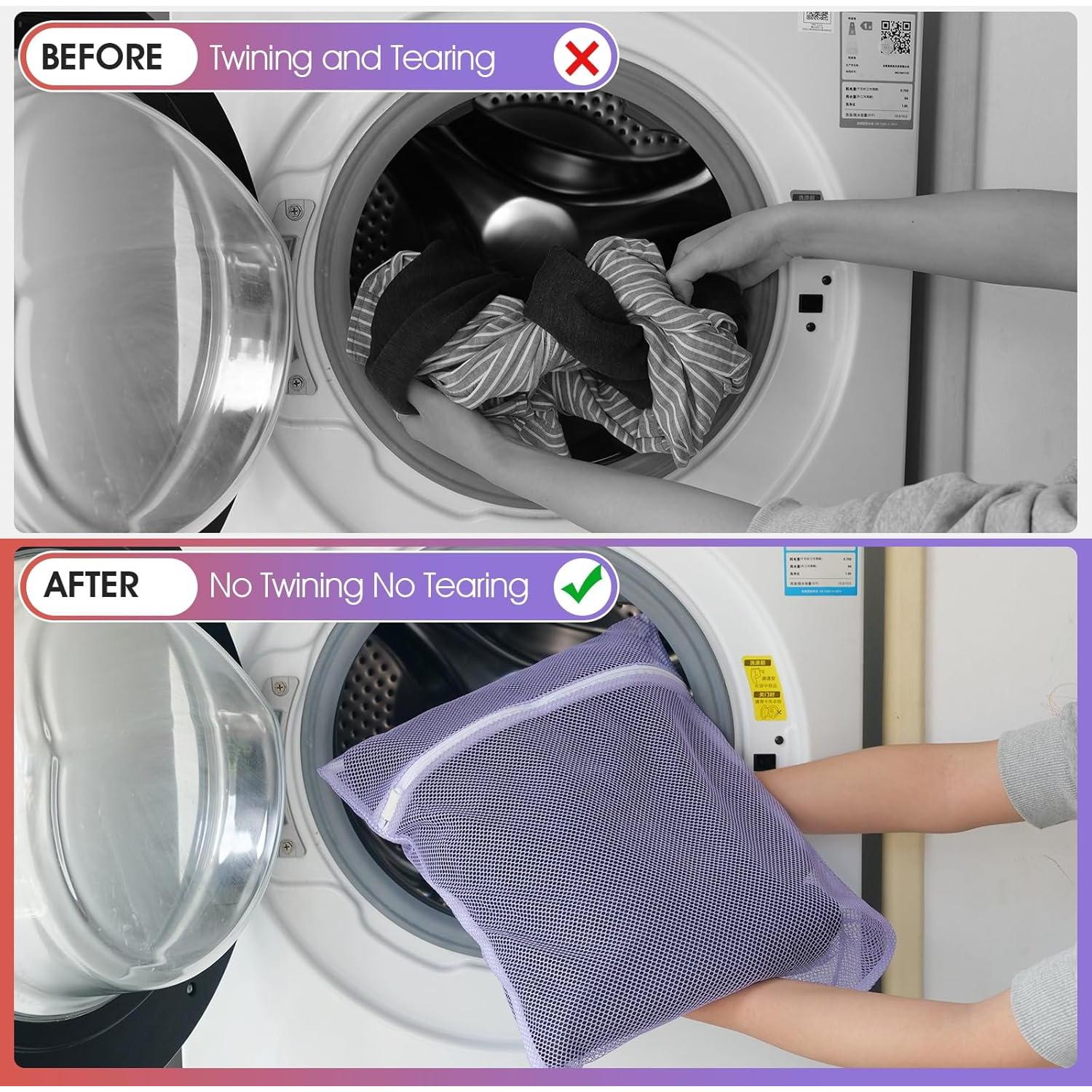 Bolsas de Lavandería de Malla OKAKA - 5 Piezas 50.8x35.6 cm