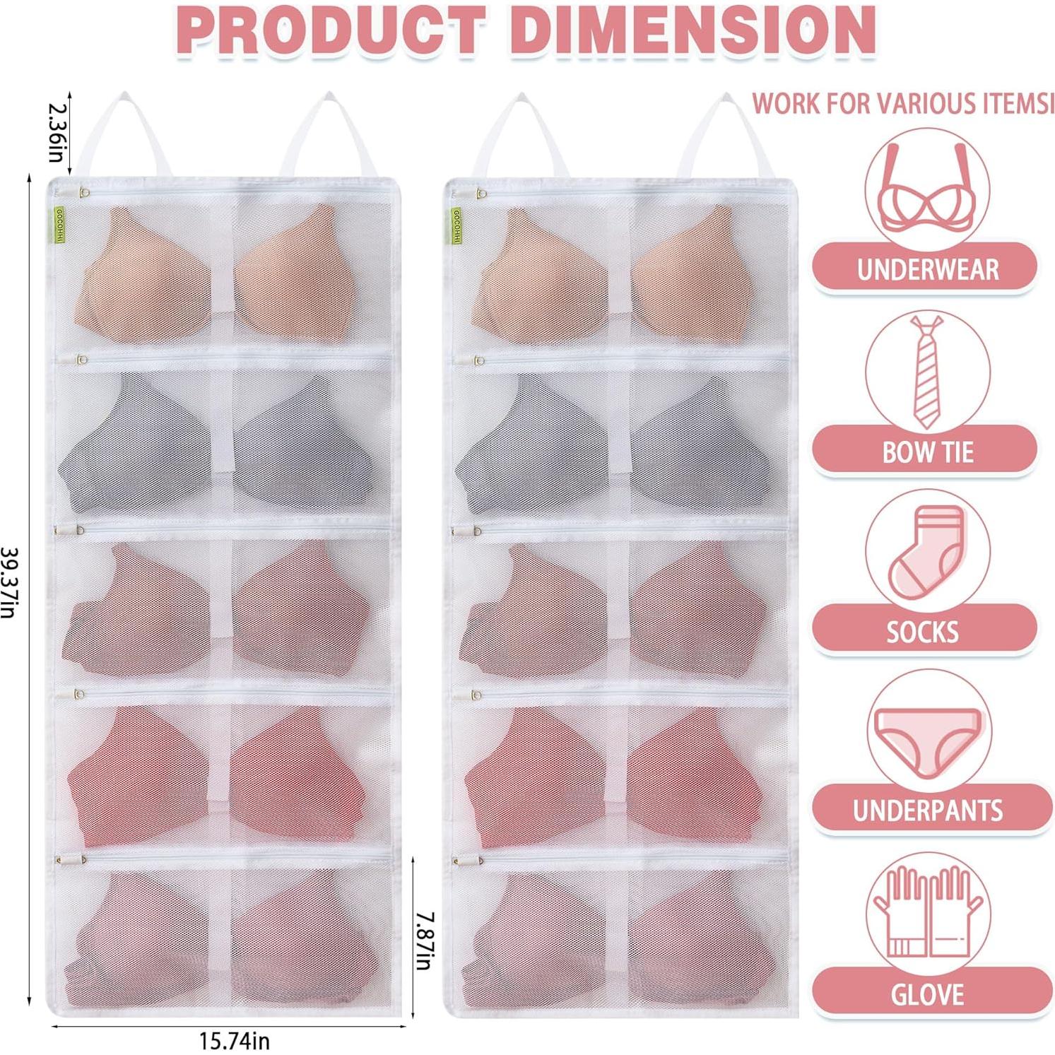 Bolsas de Lavado de Sujetadores GOCOHHI - 2 Pcs, 100x39 cm