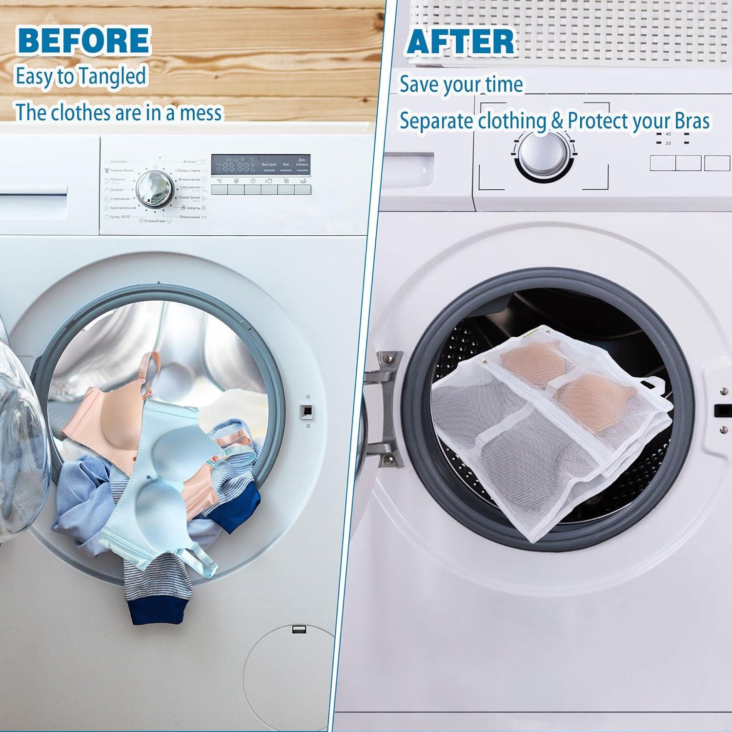 Bolsas de Lavado de Sujetadores GOCOHHI - 2 Pcs, 100x39 cm