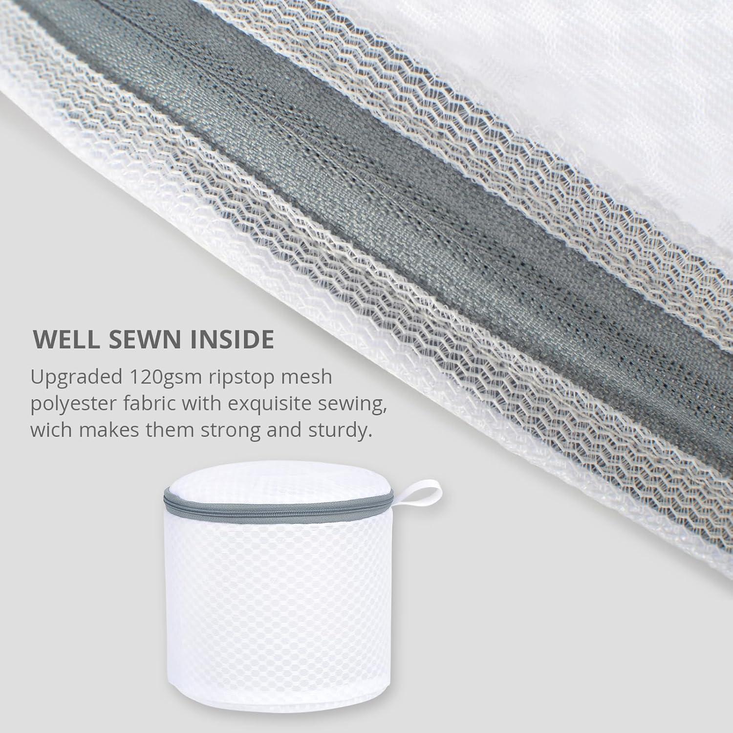 Paquete de 3 Bolsas de Lavandería Geiteoa 15x18 cm Malla