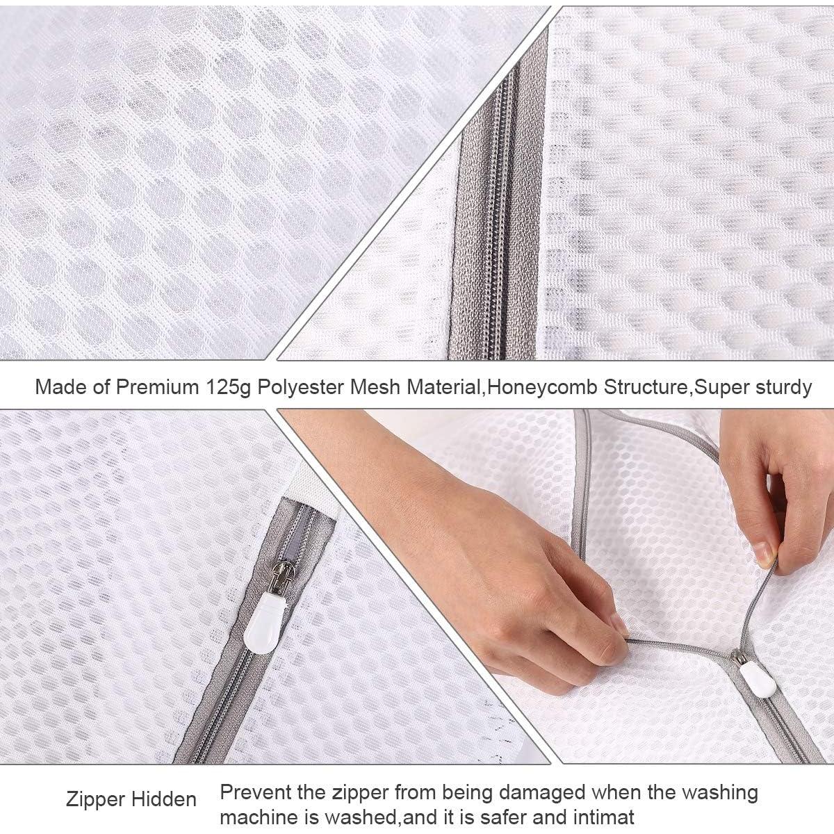 Bolsa de Lavandería de Malla YMHB - Juego de 3 Piezas 28x40cm