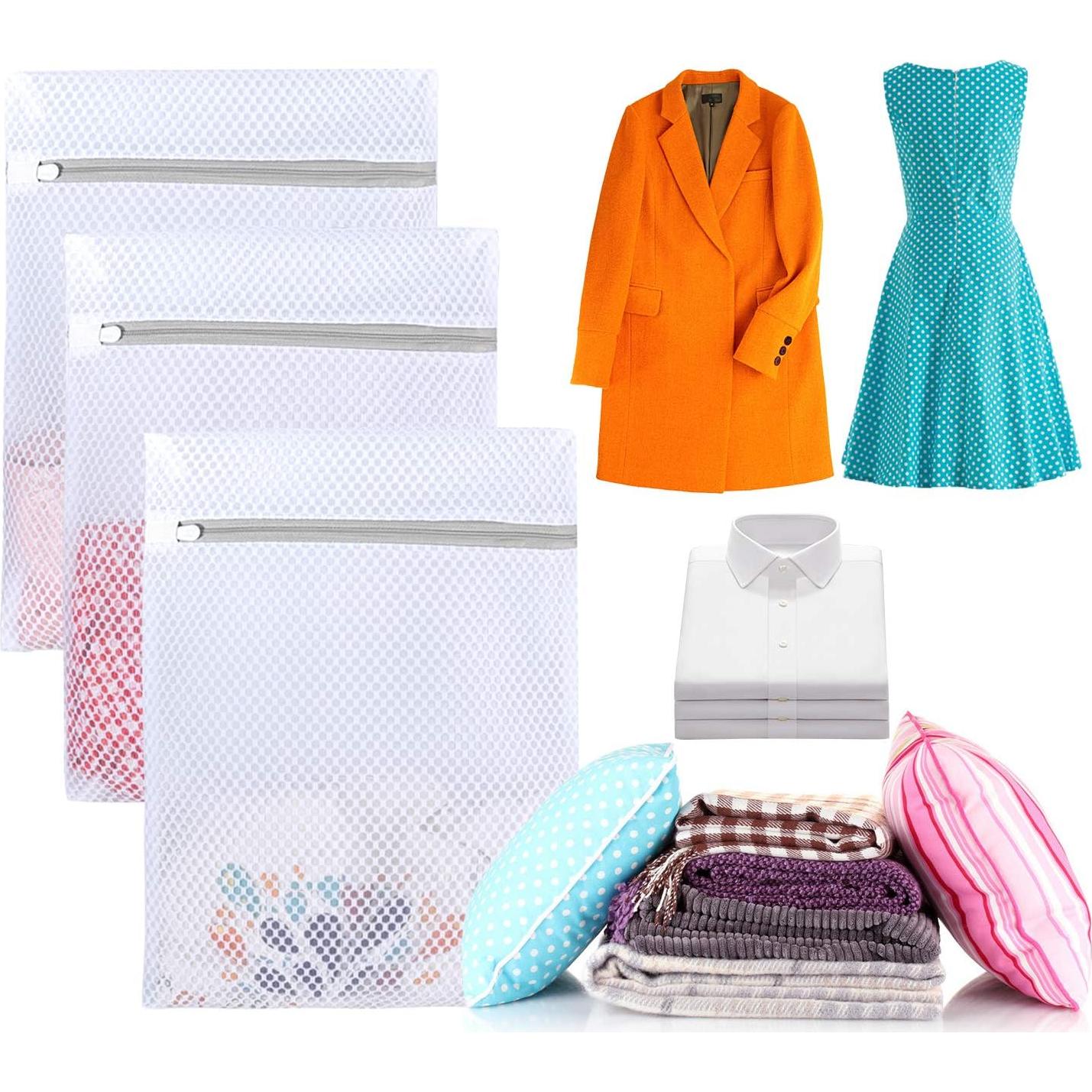 Bolsa de Lavandería de Malla YMHB - Juego de 3 Piezas 28x40cm