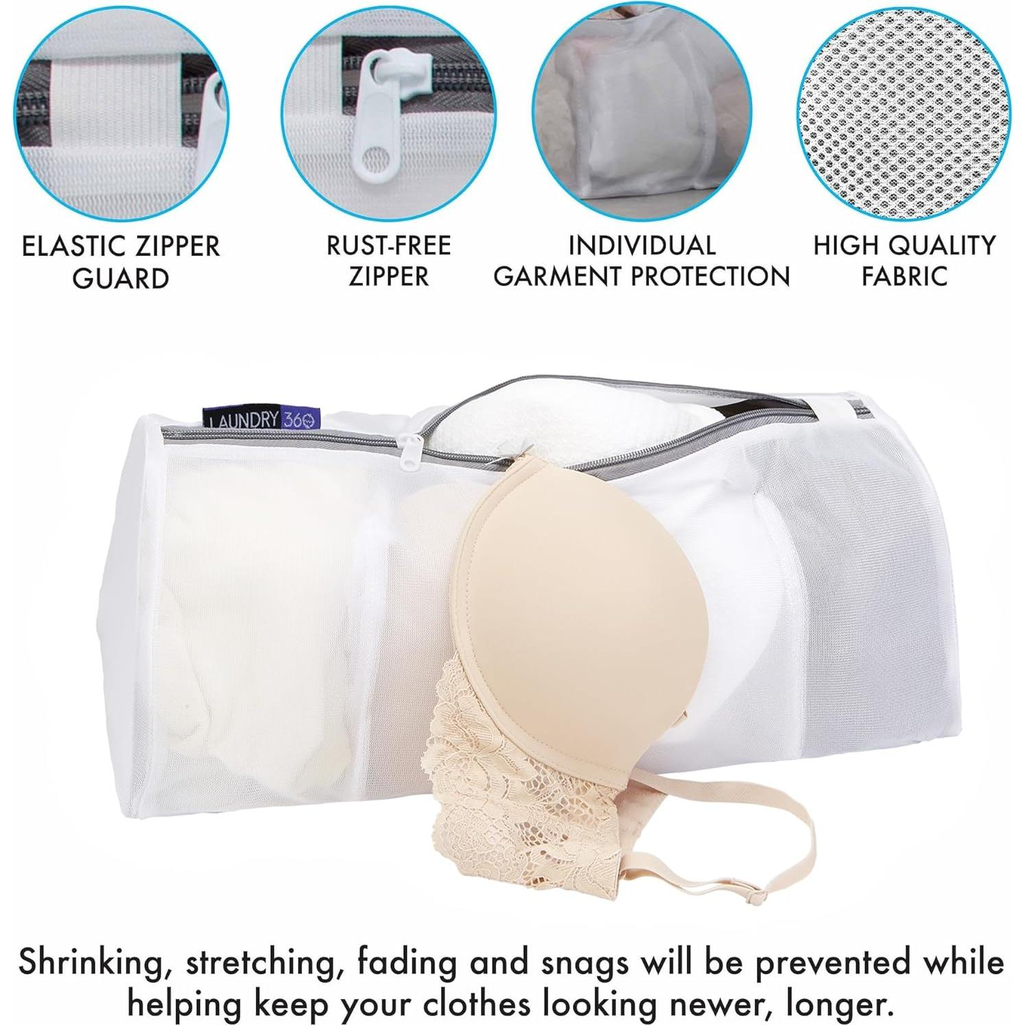 Bolsa de Lavado para Medias Woolite - 4 Compartimentos Micro Malla