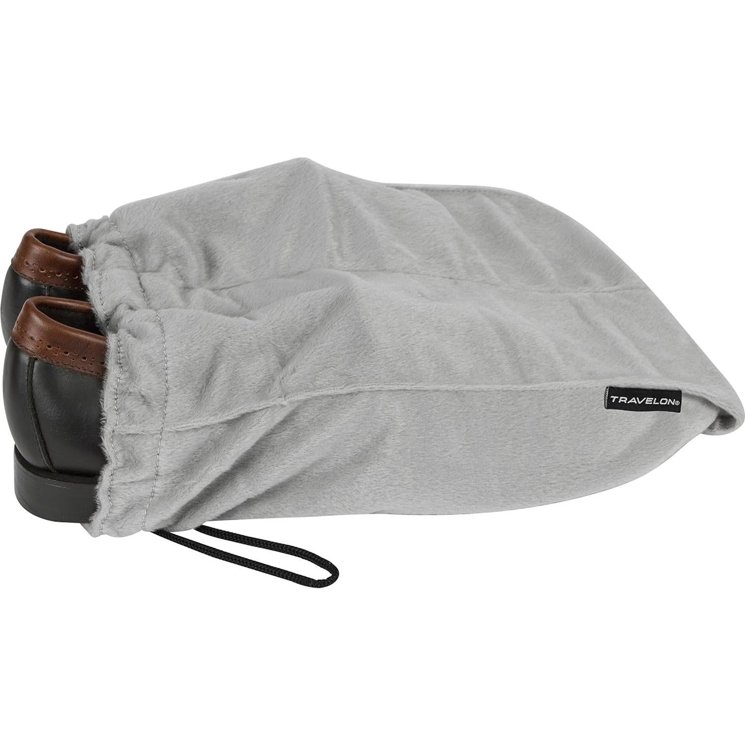 Juego de 2 Bolsas para Zapatos Travelon Gris - Forro Polar