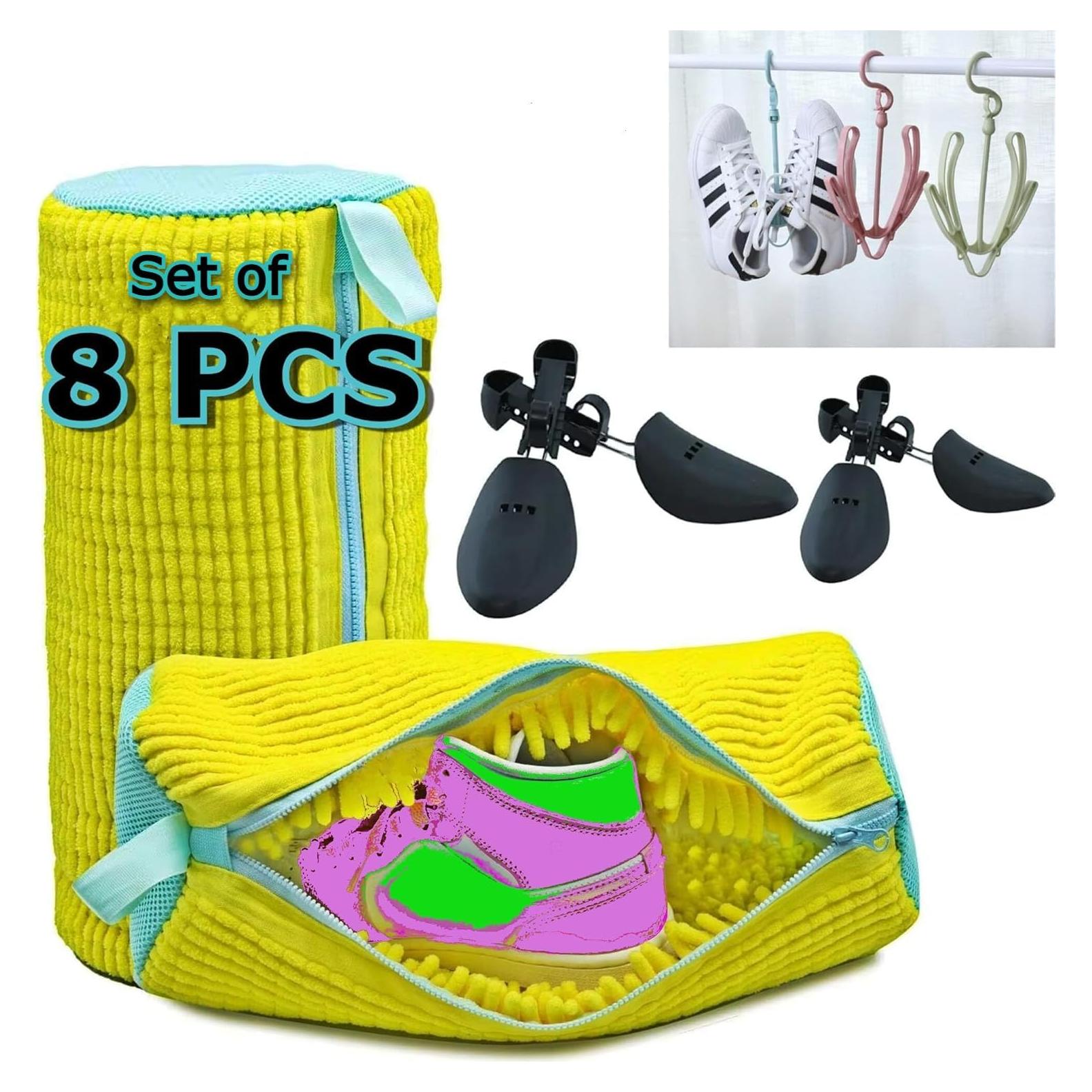 Bolsa para Lavar Zapatos Unbloo - Juego de 8 Piezas, 360°