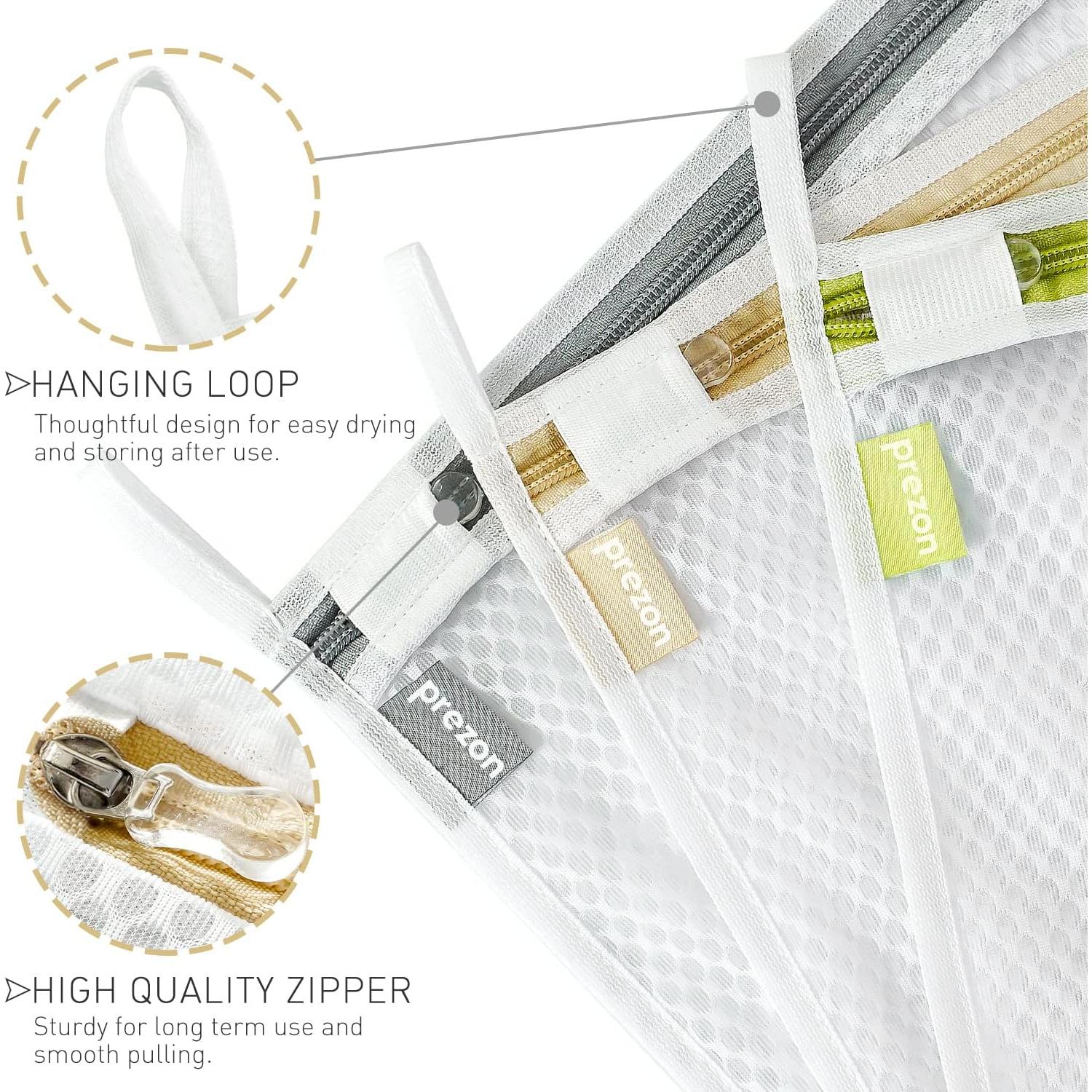 Bolsas de Lavandería de Malla Prezon 30x40 cm - 3 Pcs