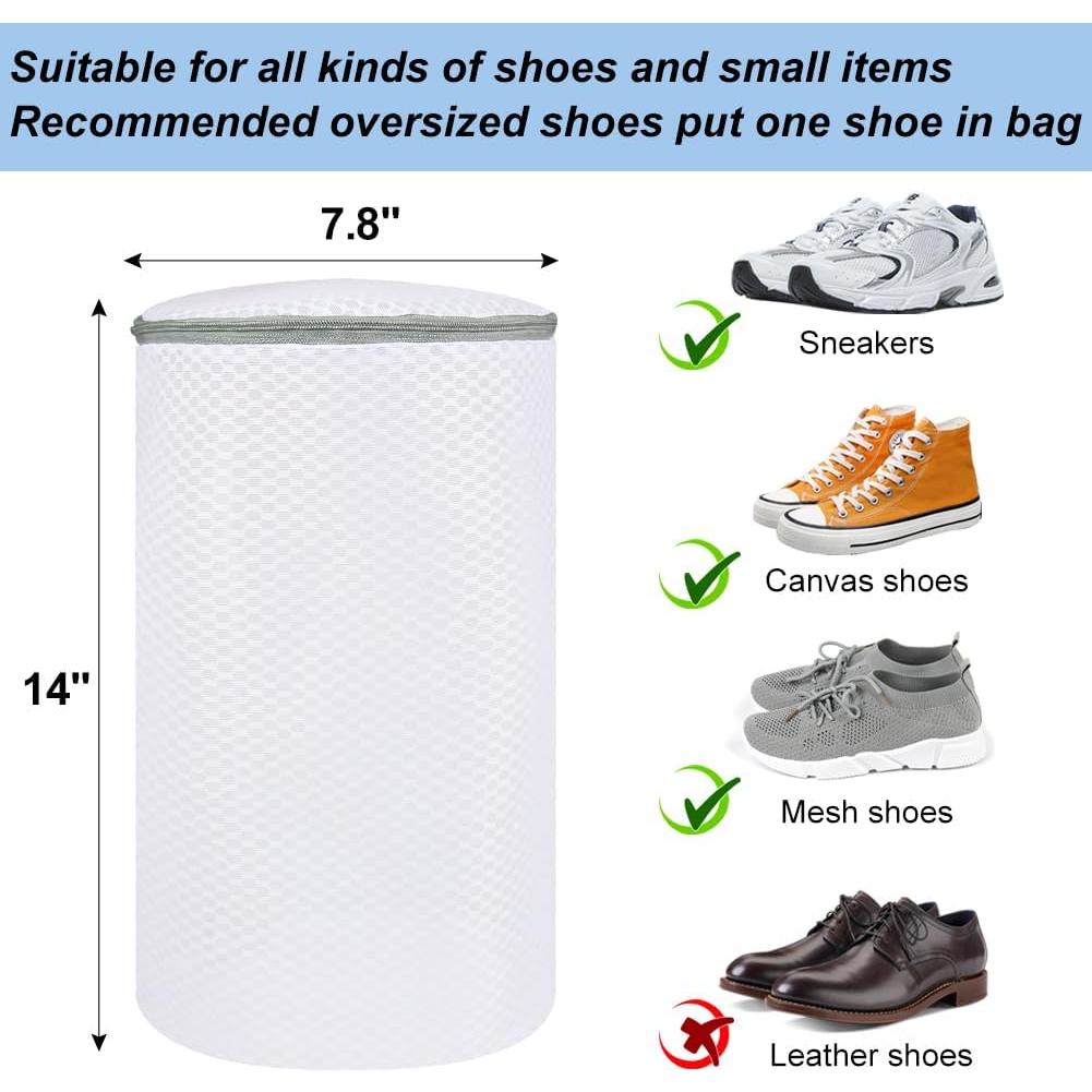 Bolsa de Lavado de Zapatos Vivifying 2PCS Malla 19.8x35.6cm