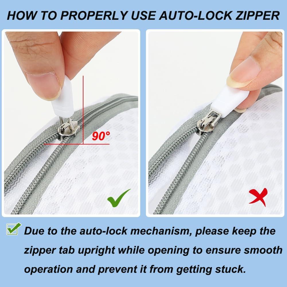 Bolsa de Lavado de Zapatos Vivifying 2PCS Malla 19.8x35.6cm