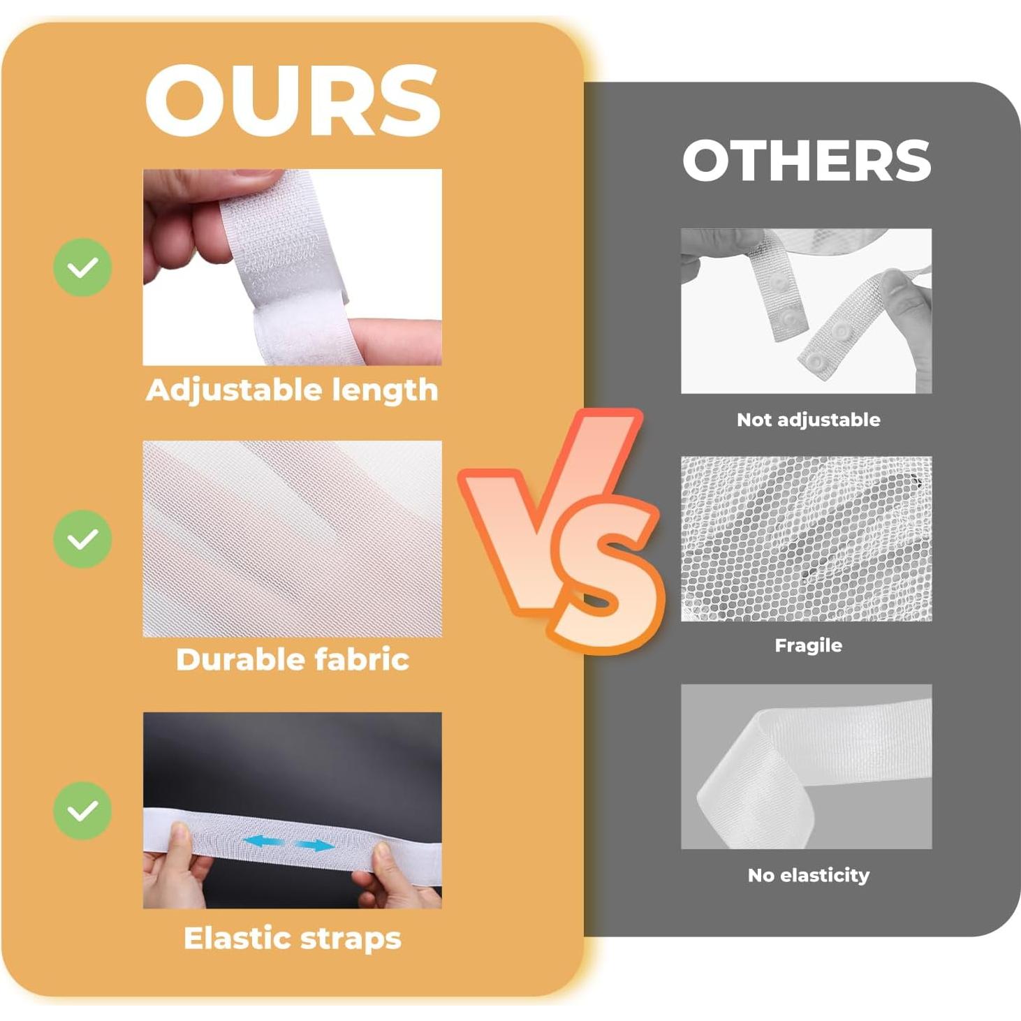 Bolsa para Secar Zapatos Mingting 2 Paquete 40x40 cm Blanca