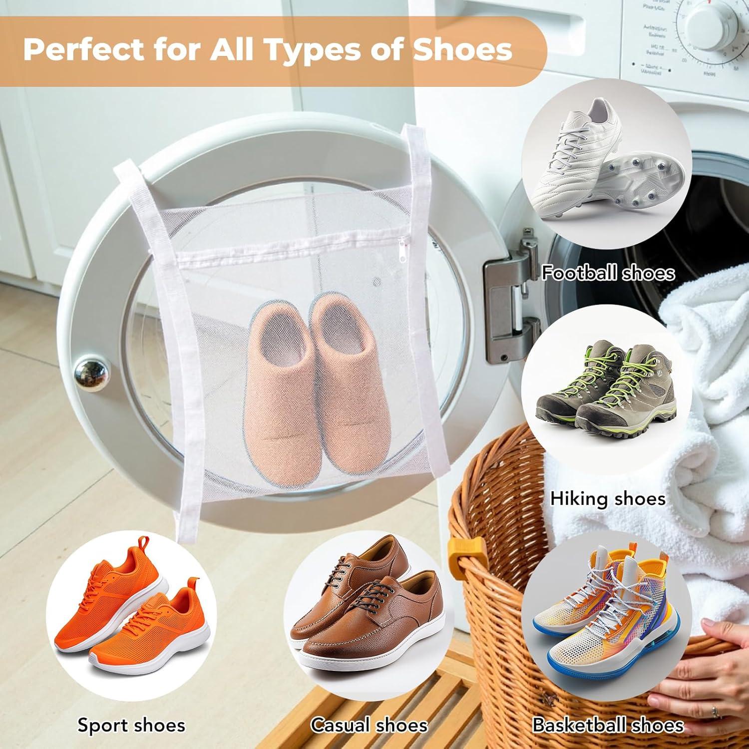 Bolsa para Secar Zapatos Mingting 2 Paquete 40x40 cm Blanca