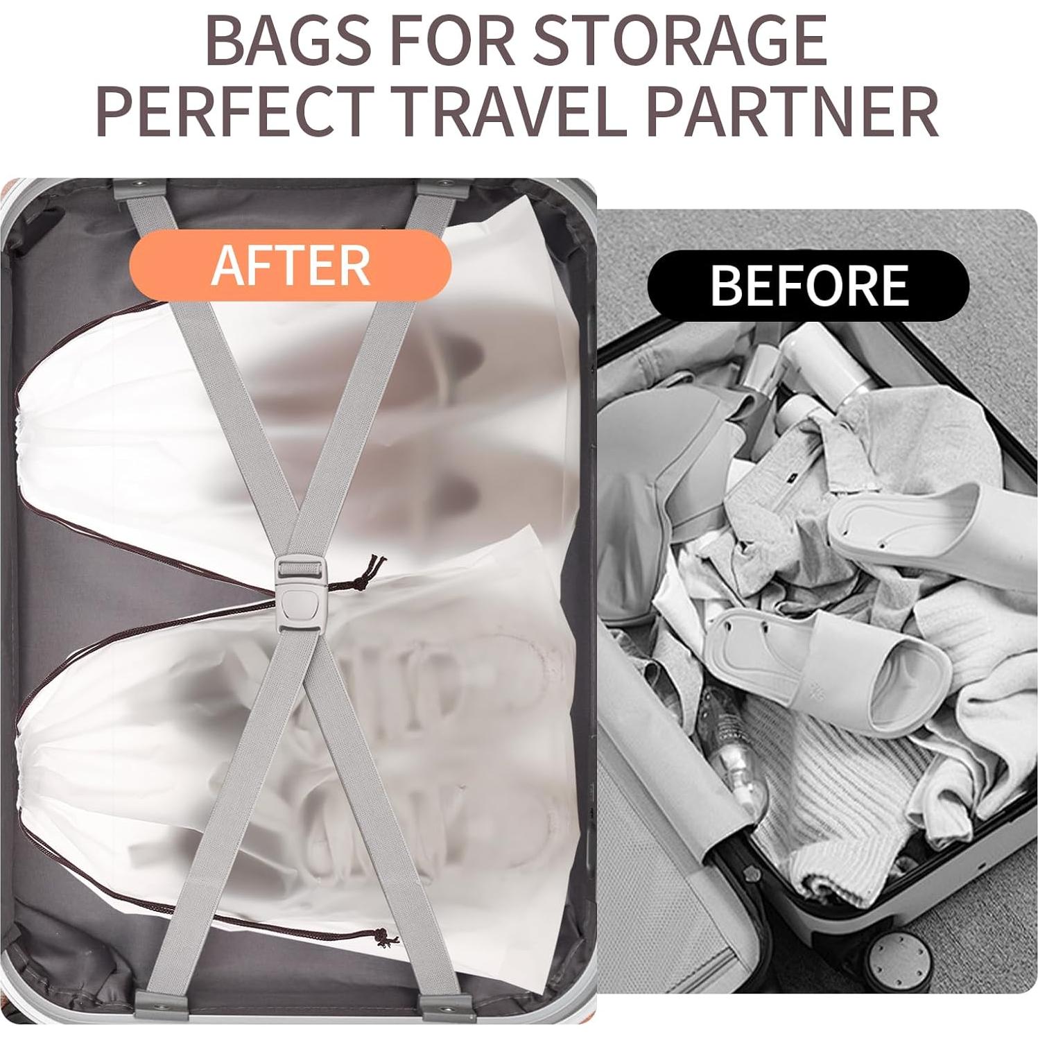 Paquete de 20 bolsas para zapatos impermeables SND-A 40x30 cm