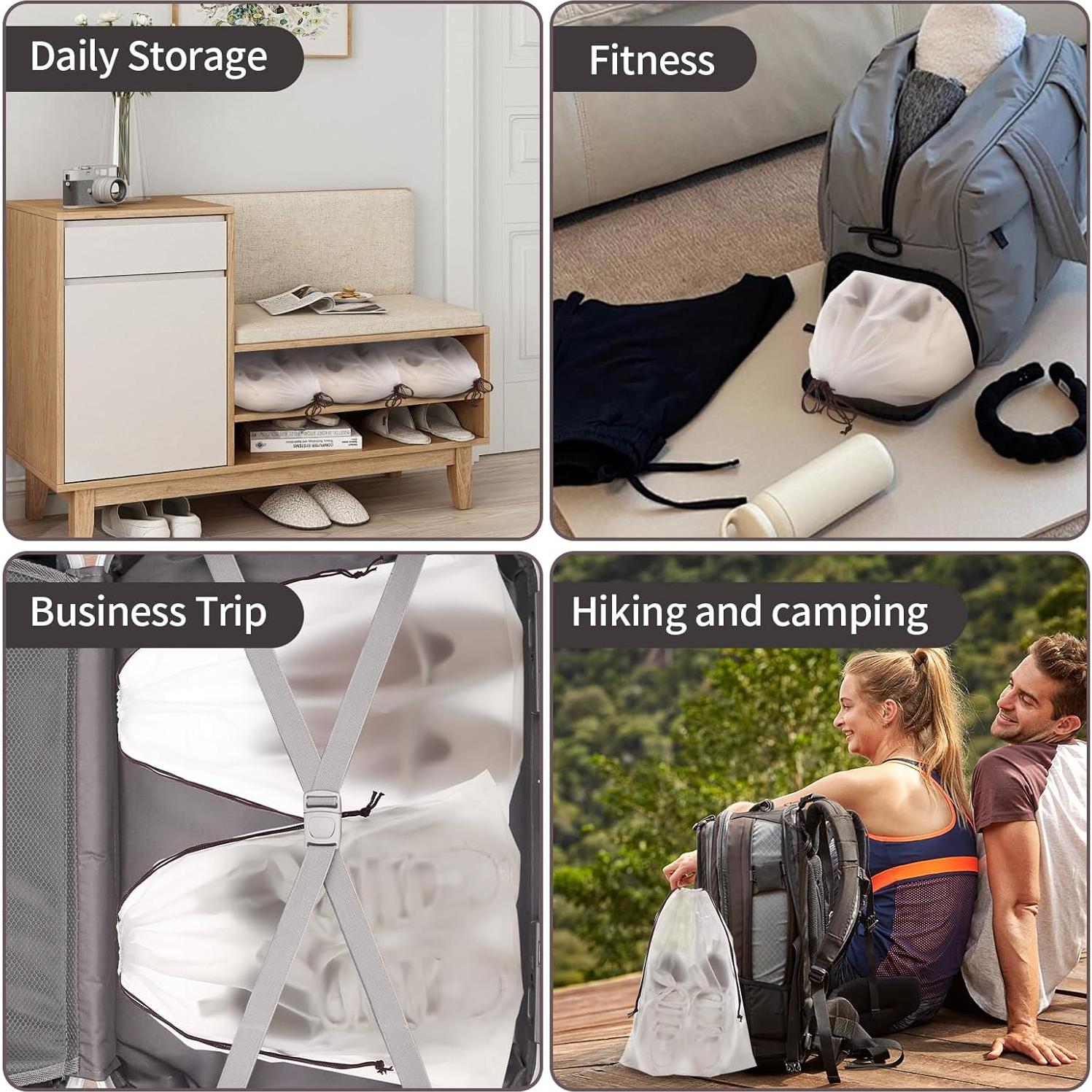 Paquete de 20 bolsas para zapatos impermeables SND-A 40x30 cm