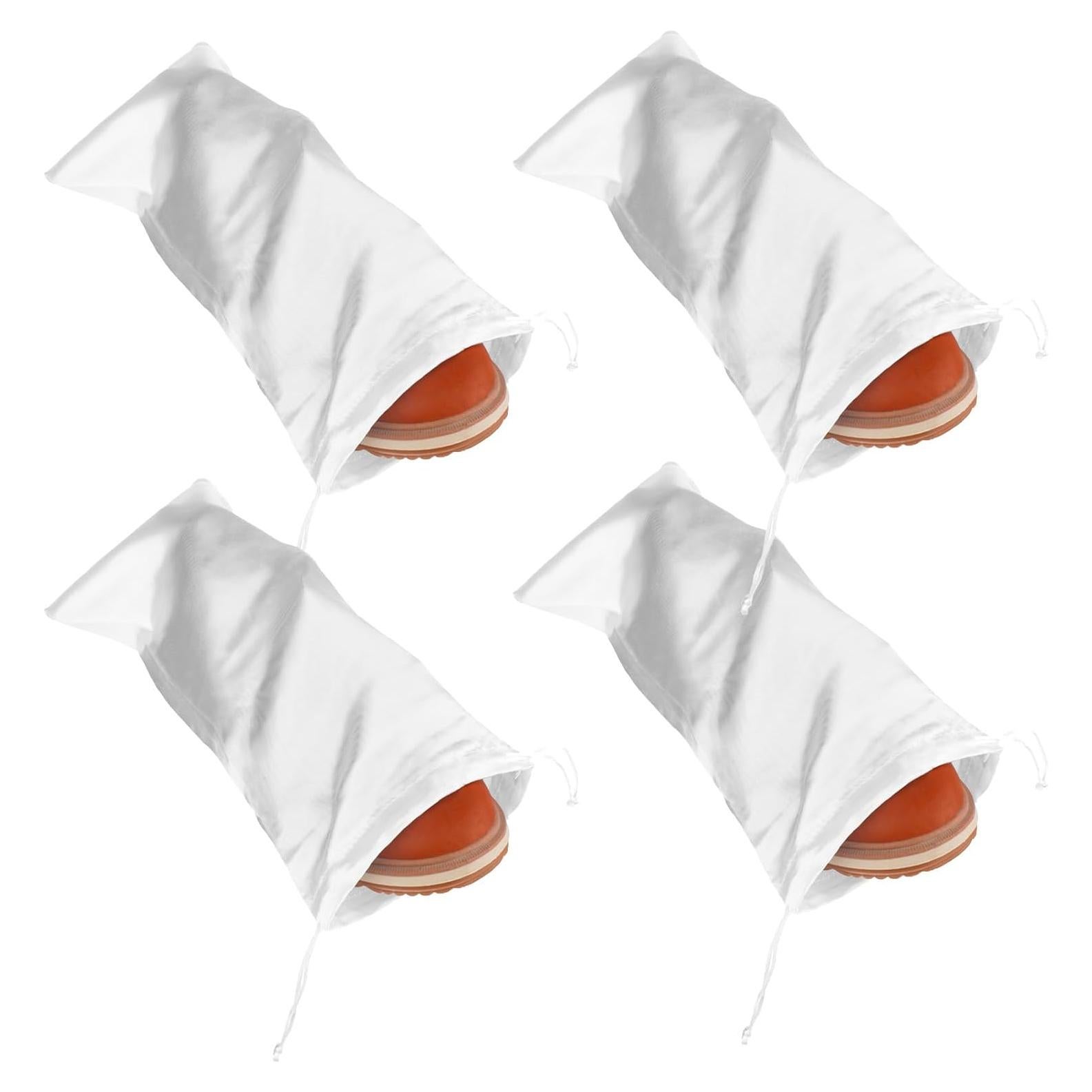 Paquete de 4 bolsas de tela para zapatos Hariendny 17.5x35.6cm