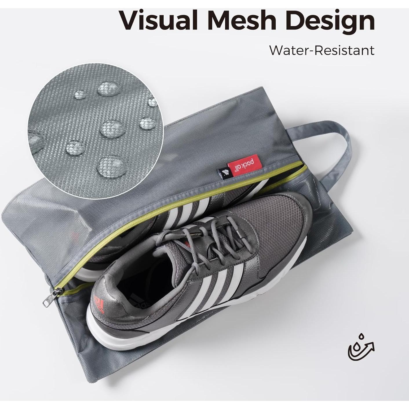 Bolsa de Zapatos Pack All Resistente al Agua Doble Bolsillo 40x22x14cm