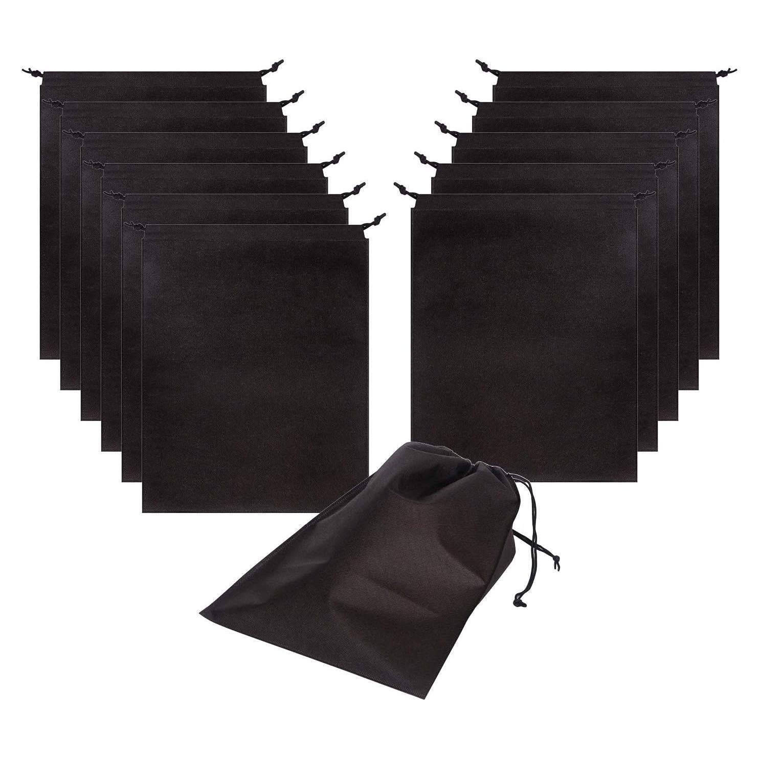 Paquete de 12 bolsas de viaje para zapatos 39.9x30 cm