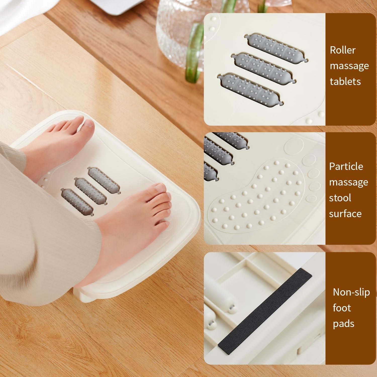 Reposapiés Ergonómico QIAOKAO con Masaje - 39.4x27.9cm