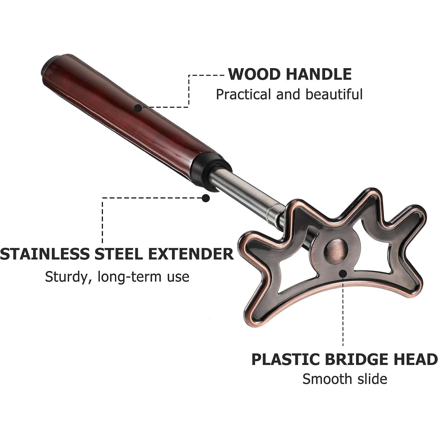 Puente Retráctil para Billar Sumind - Mango de Madera 35-140 cm