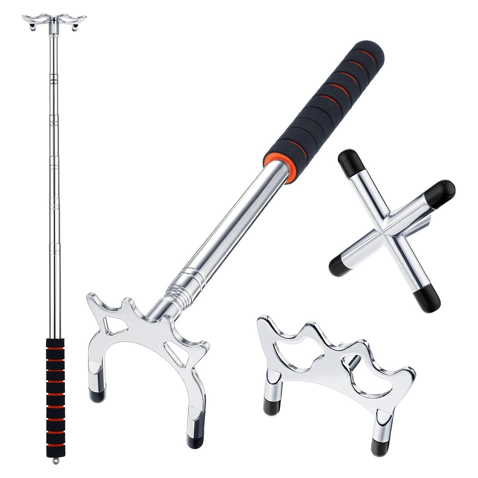 Palanca de Billar Retráctil Skylety con 3 Cabezales de Puente