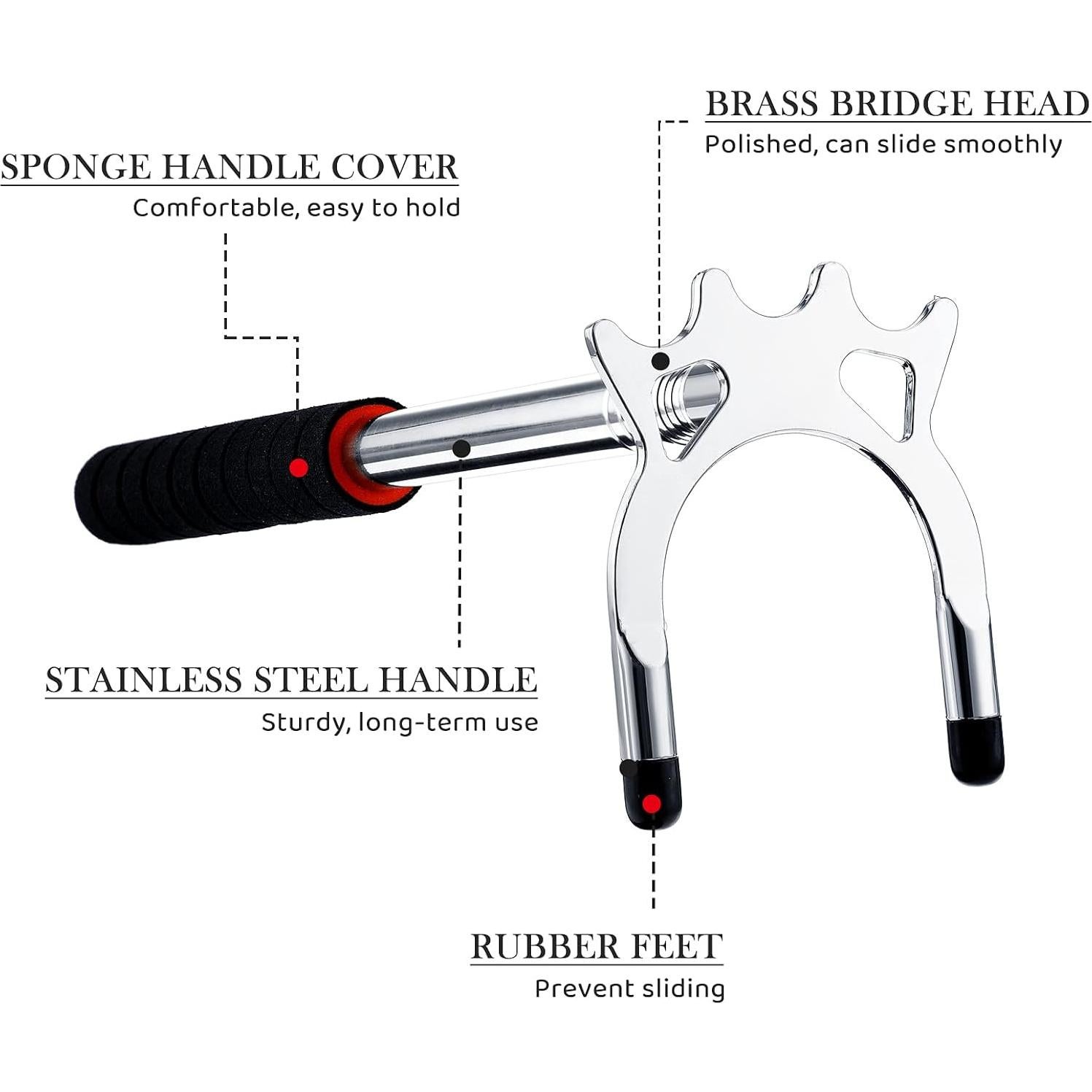 Palanca de Billar Retráctil Skylety con 3 Cabezales de Puente