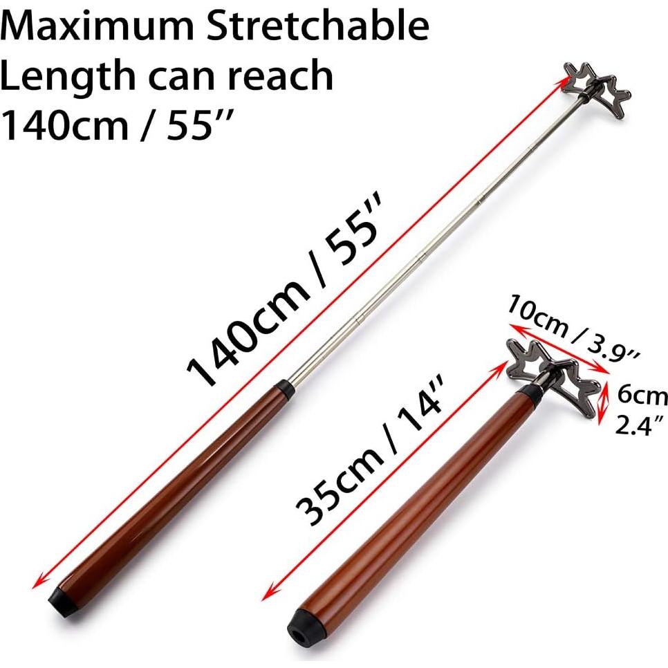 Palo de Puente Retráctil OwnMy para Billar 35cm a 140cm