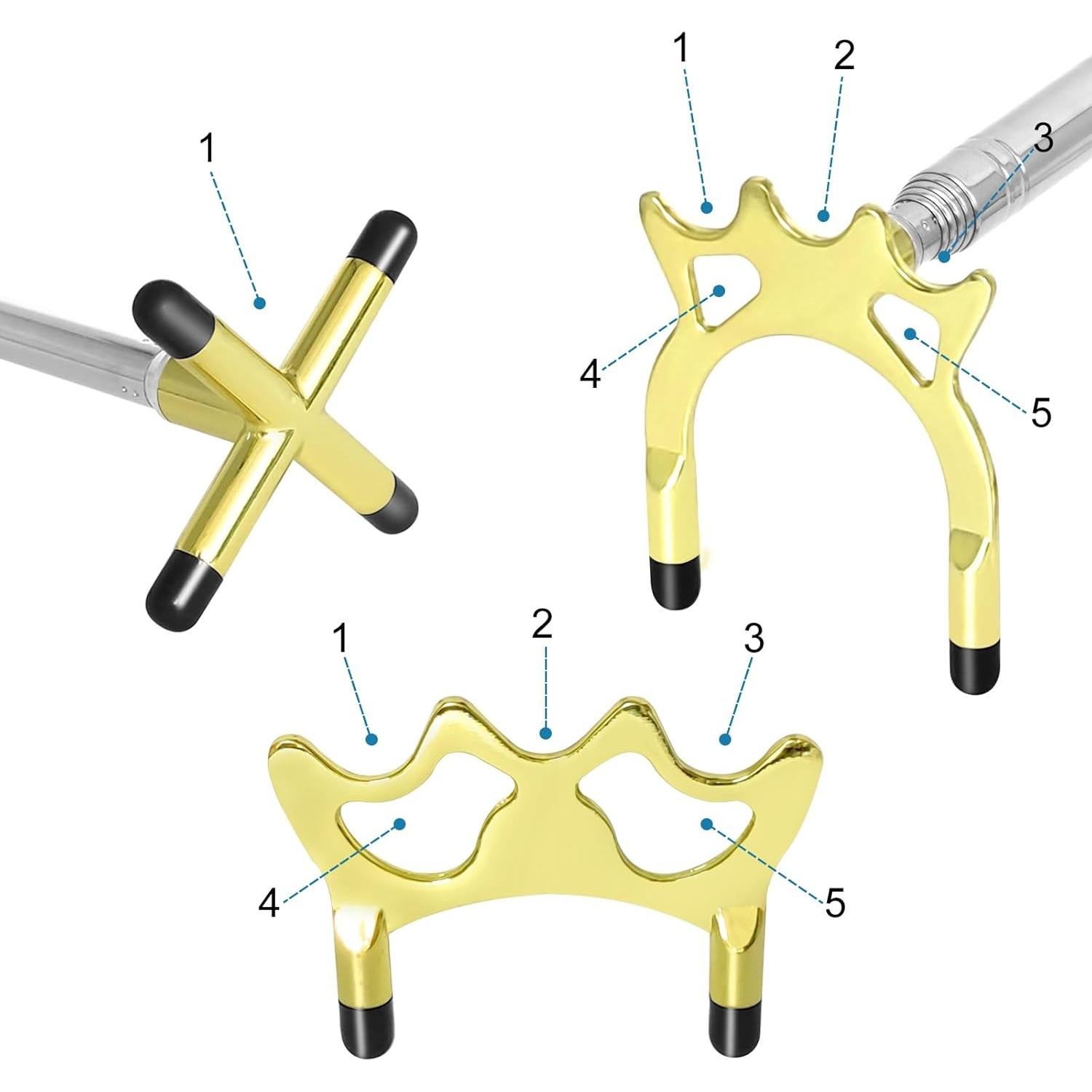 Puente de Billar Retráctil MoyanSuper con 3 Cabezas Intercambiables