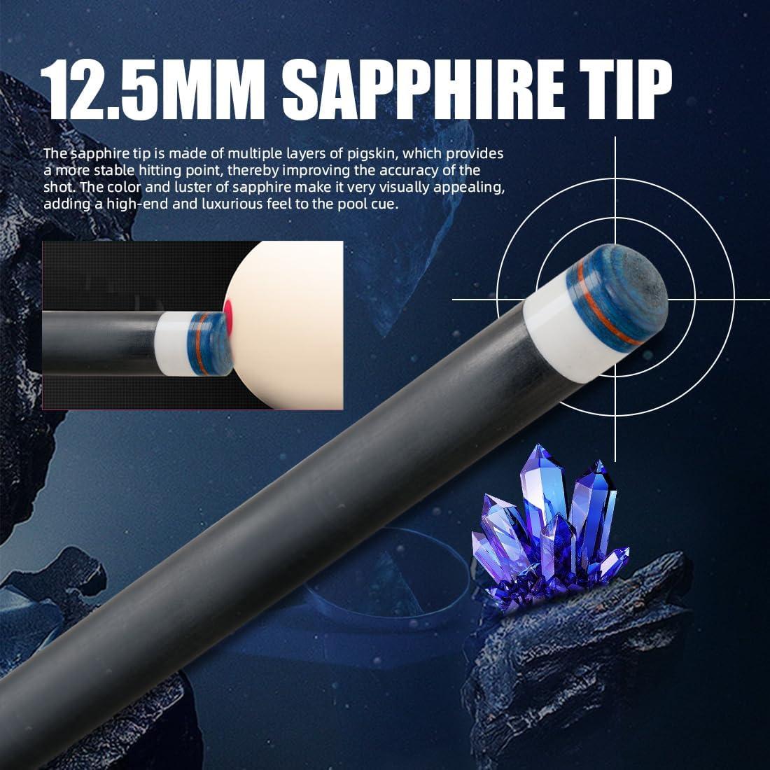 Palo de Billar CRICAL CL-01 Fibra de Carbono 147cm 12.5mm